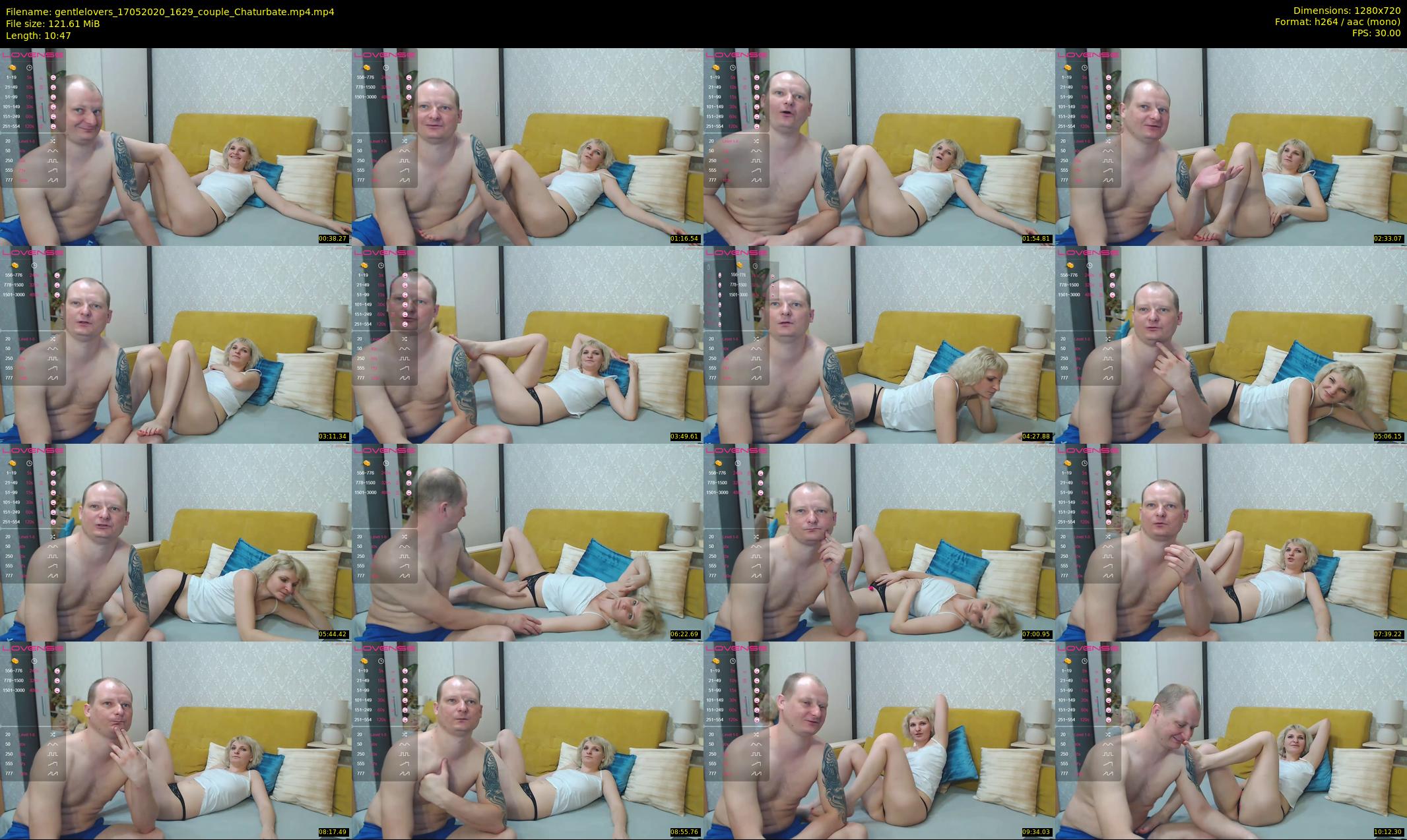gentlelovers — 11 minute Chaturbate couple cam show recording, 720p, May 17, 2020
