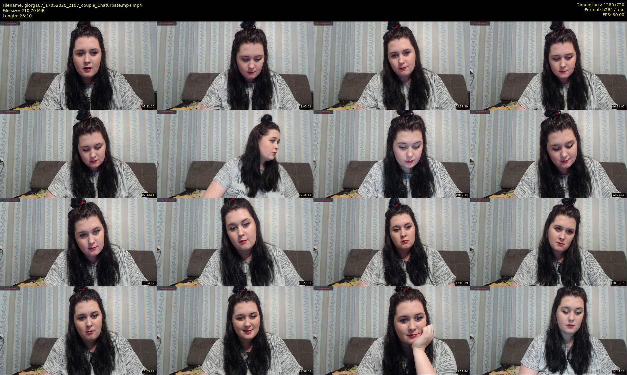 giorg107 — 27 minute Chaturbate couple cam show recording, 720p, May 17, 2020