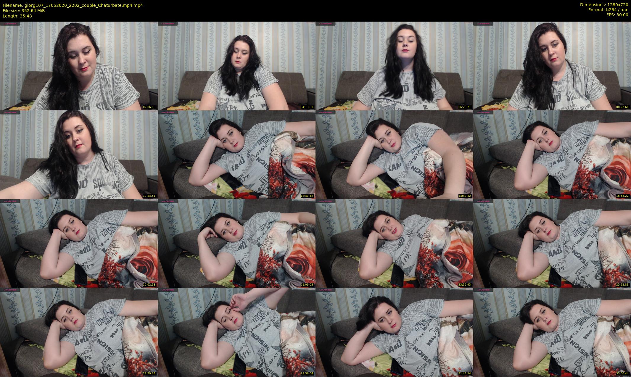 giorg107 — 36 minute Chaturbate couple cam show recording, 720p, May 17, 2020