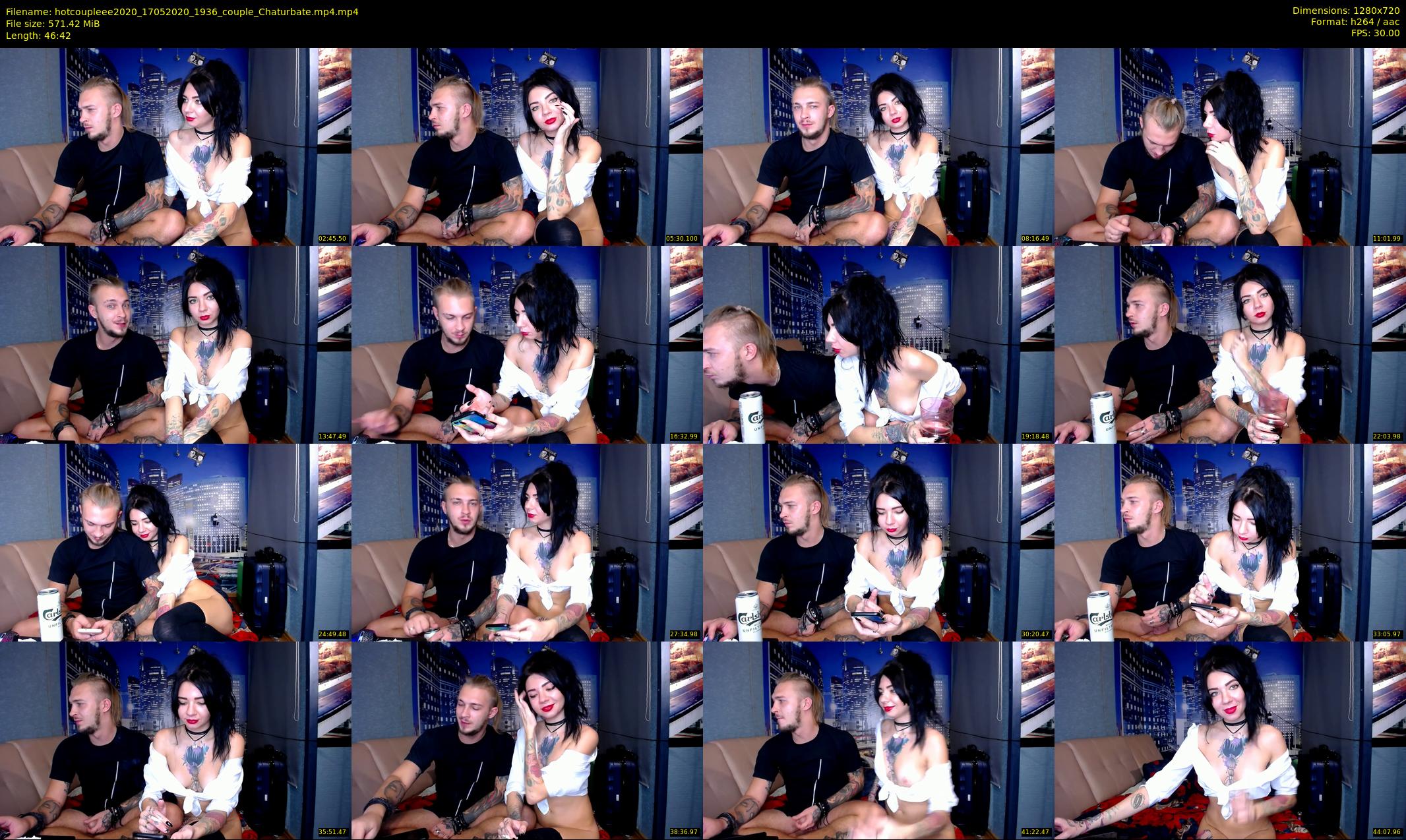 hotcoupleee2020 — 47 minute Chaturbate couple cam show recording, 720p, May 17, 2020