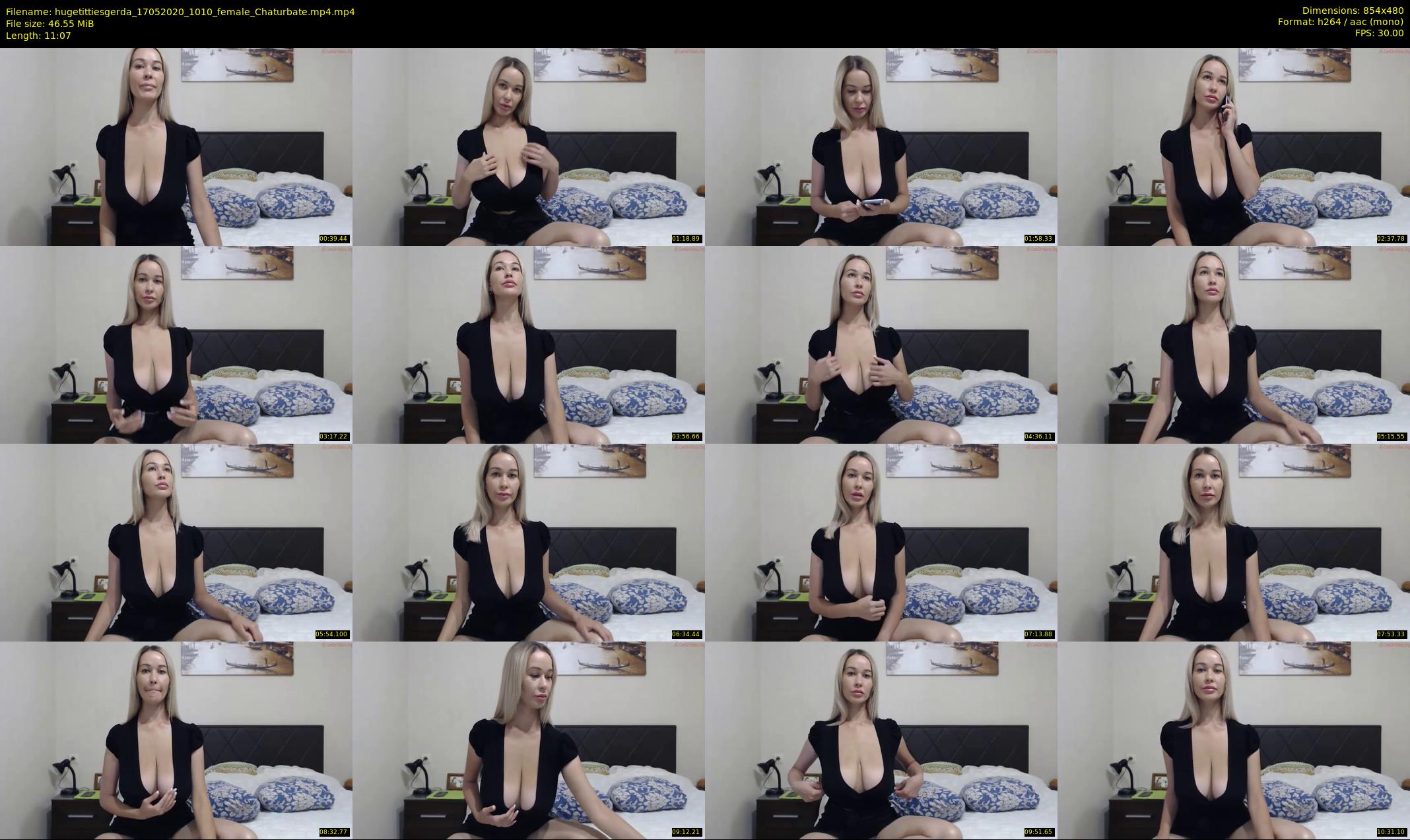 hugetittiesgerda — 12 minute Chaturbate female cam show recording, 480p, May 17, 2020