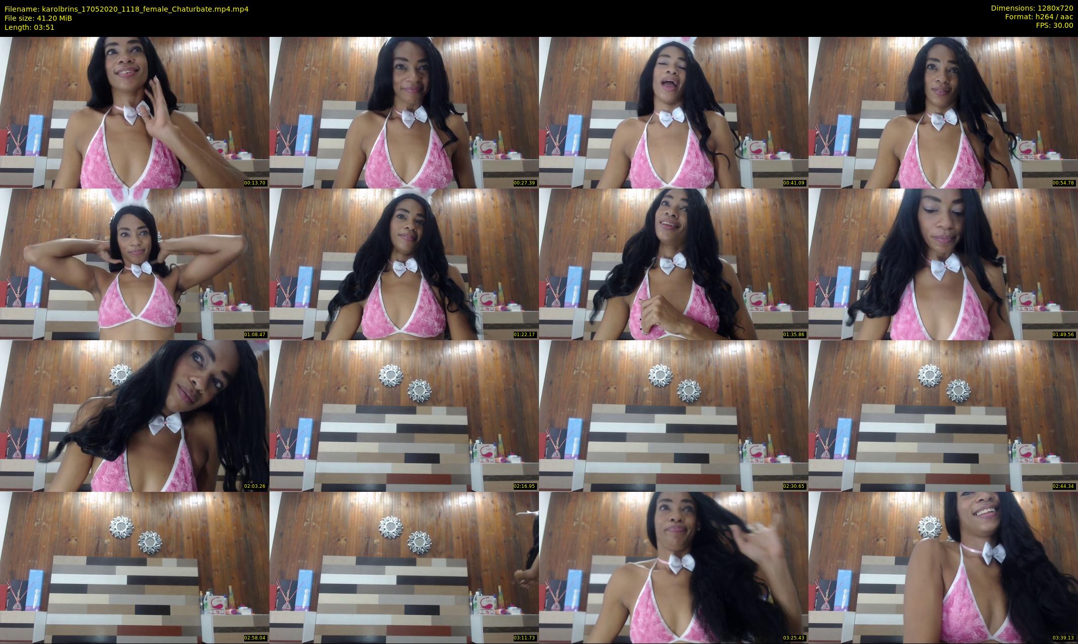 karolbrins — 4 minute Chaturbate female cam show recording, 720p, May 17, 2020