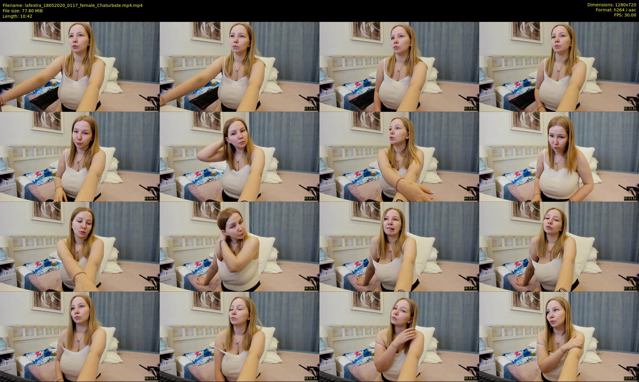lafextra — 11 minute Chaturbate female cam show recording, 720p, May 18, 2020