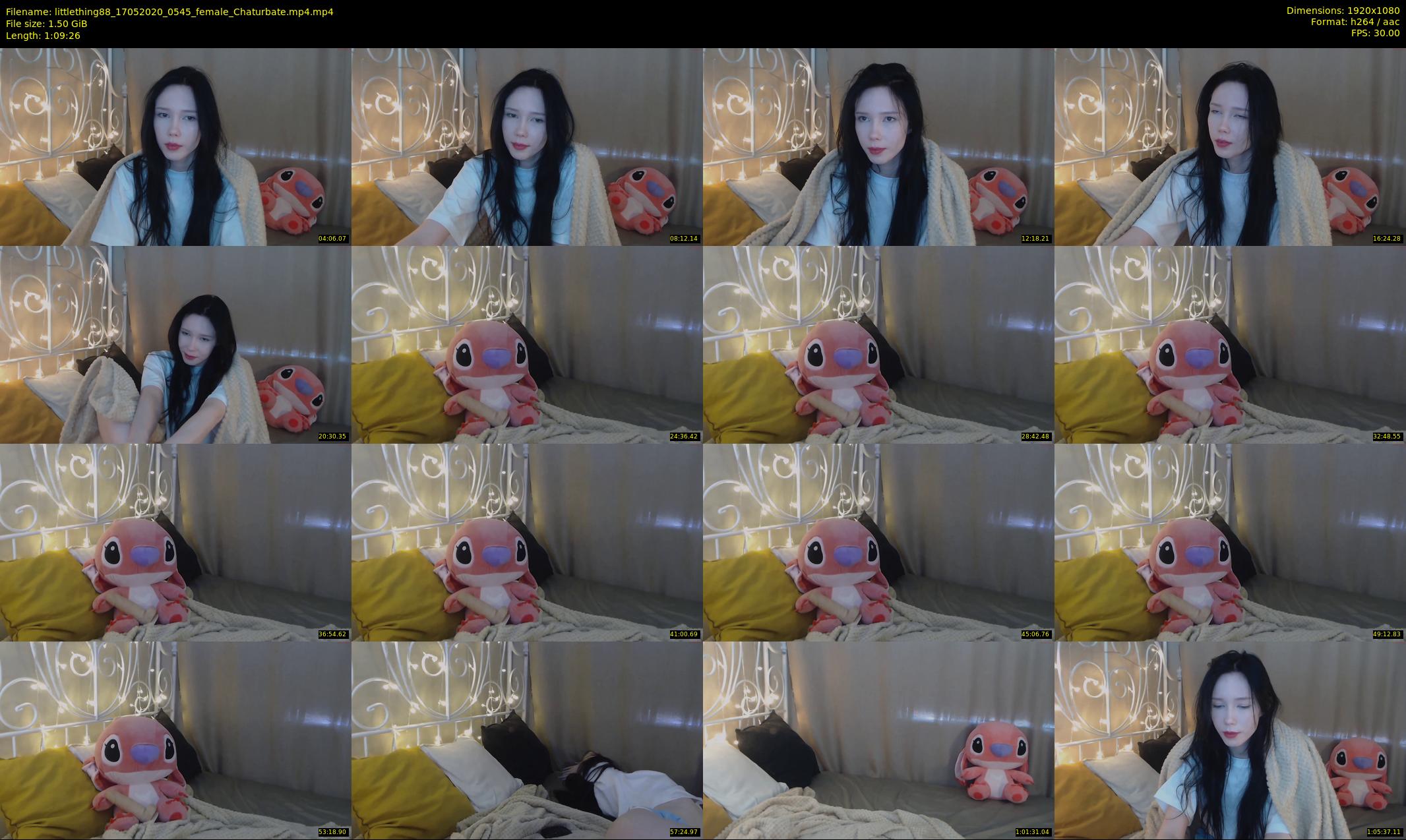 littlething88 — 70 minute Chaturbate female cam show recording, 1080p, May 17, 2020