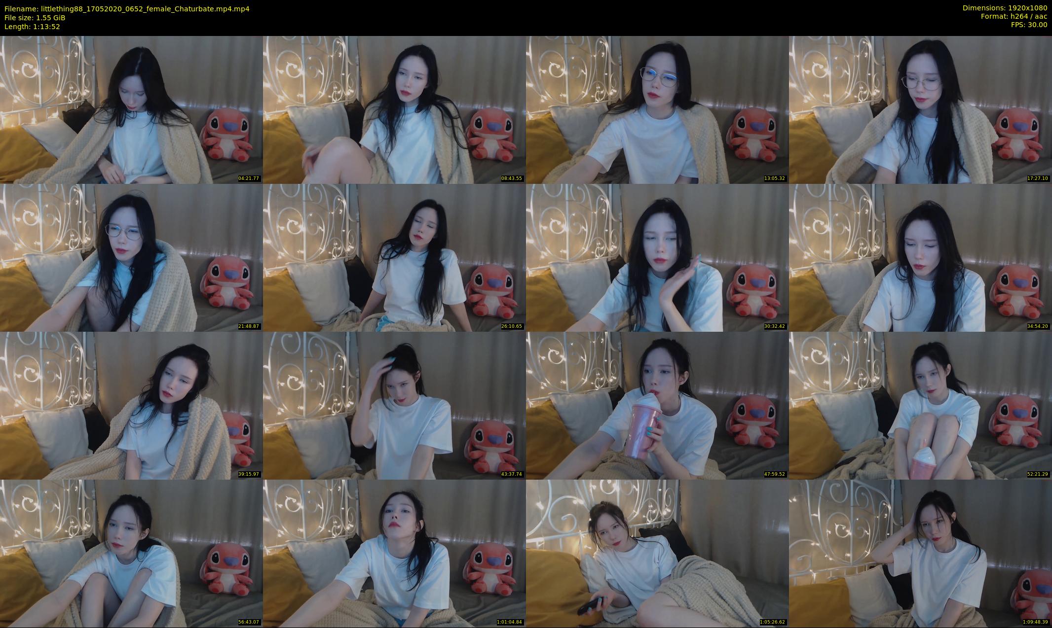 littlething88 — 74 minute Chaturbate female cam show recording, 1080p, May 17, 2020