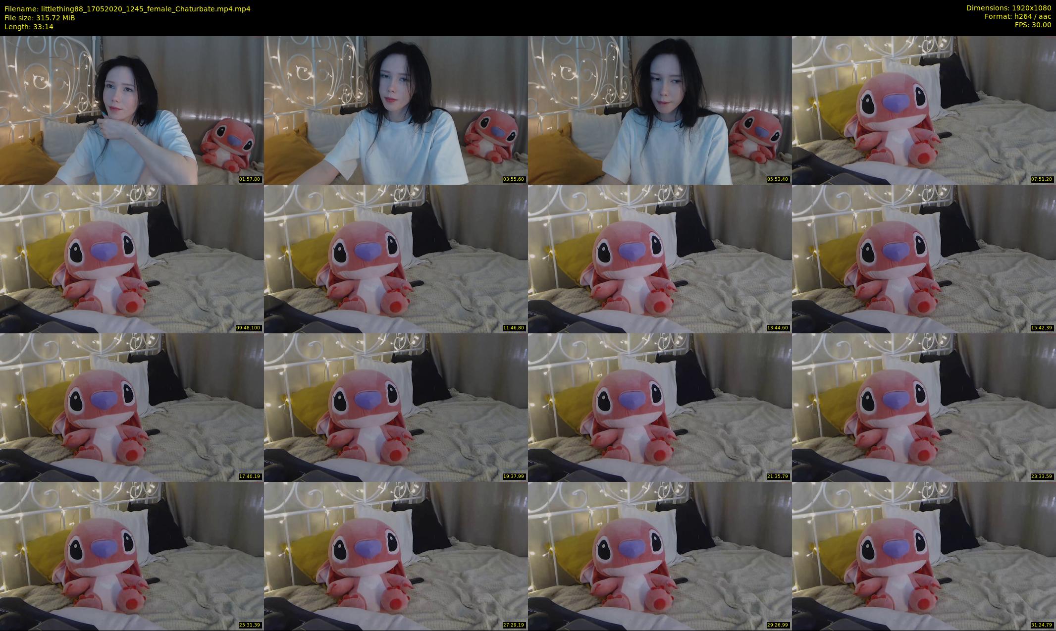littlething88 — 34 minute Chaturbate female cam show recording, 1080p, May 17, 2020