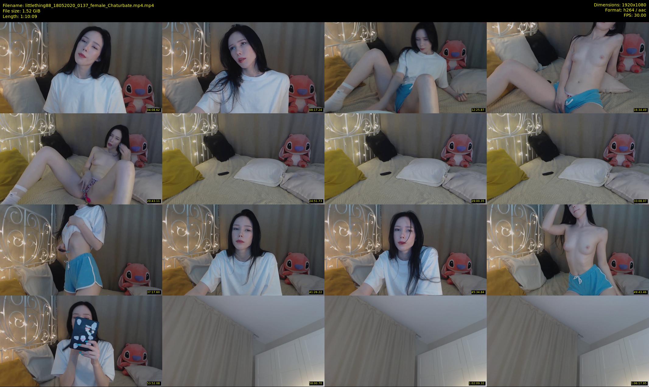 littlething88 — 71 minute Chaturbate female cam show recording, 1080p, May 18, 2020