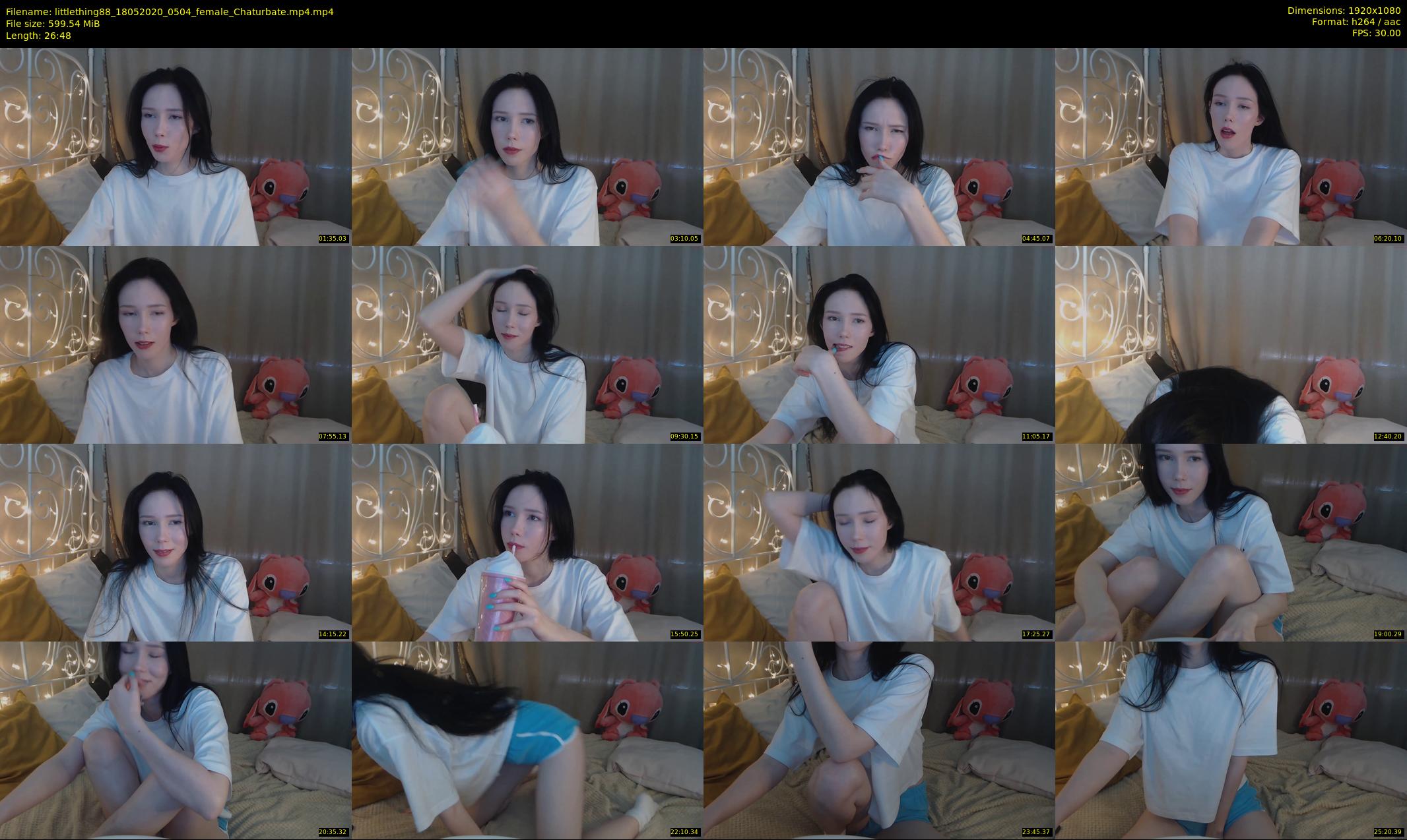 littlething88 — 27 minute Chaturbate female cam show recording, 1080p, May 18, 2020