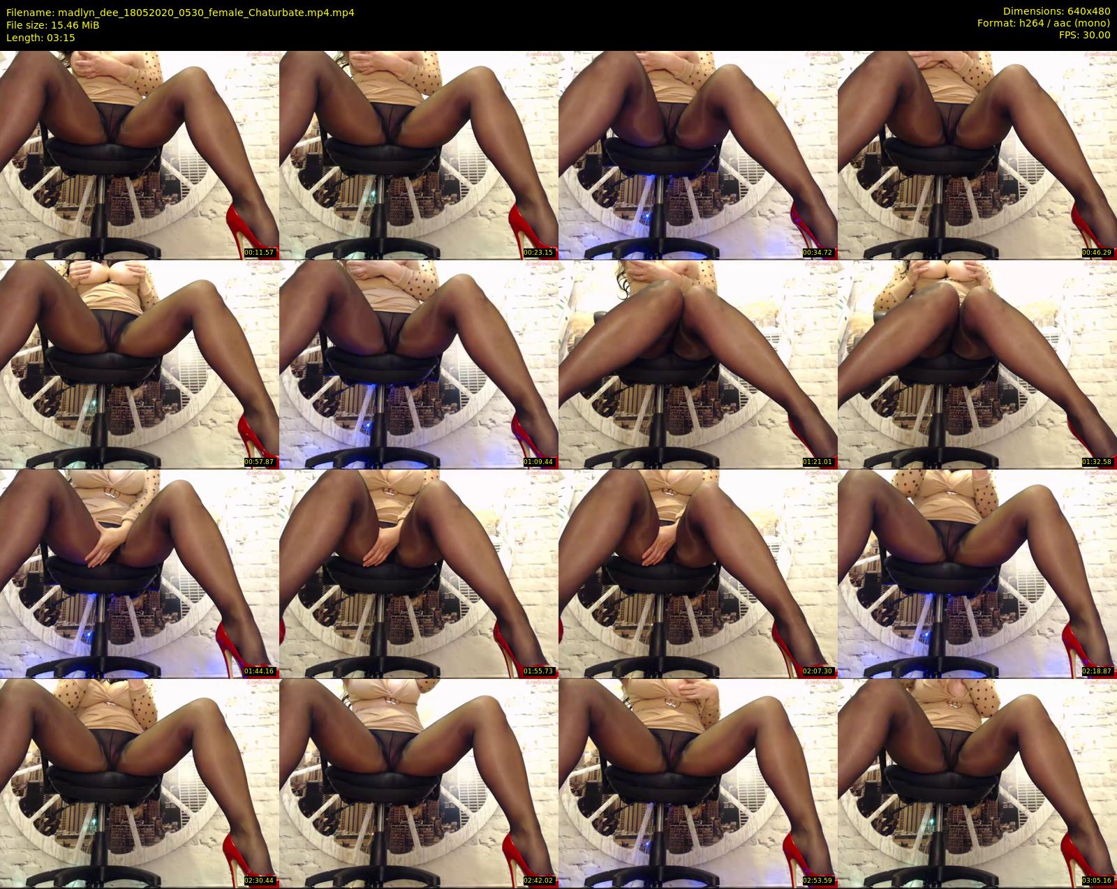 madlyn_dee — 4 minute Chaturbate female cam show recording, 480p, May 18, 2020