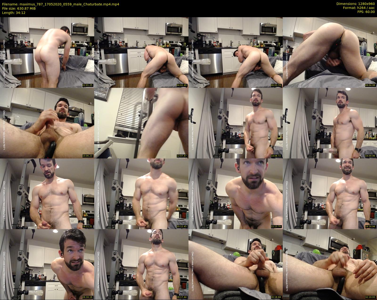 maximus_787 — 35 minute Chaturbate male cam show recording, 720p, May 17, 2020