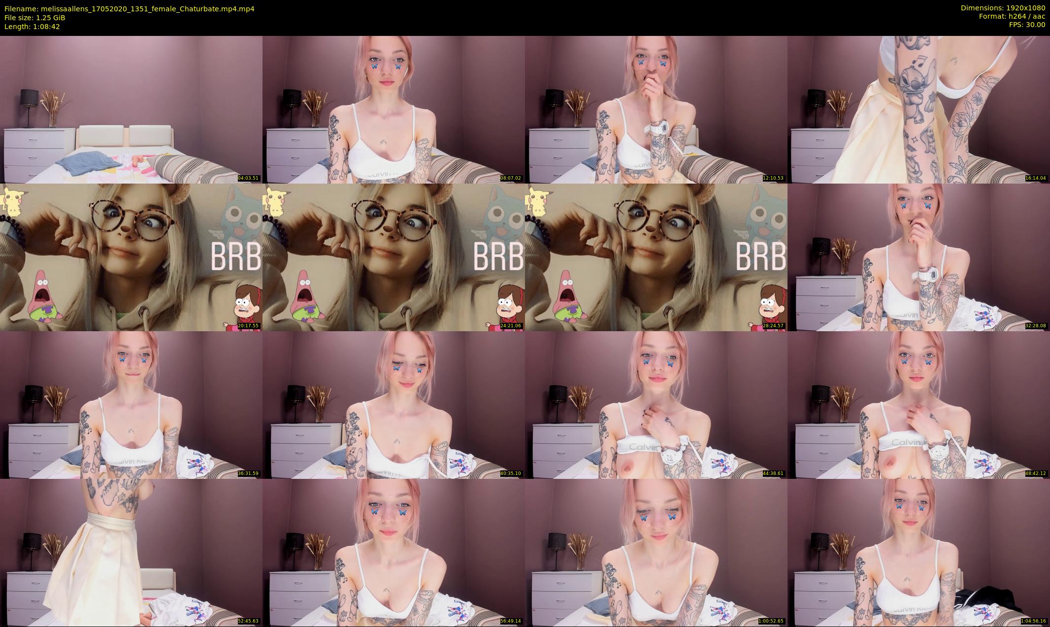 melissaallens — 69 minute Chaturbate female cam show recording, 1080p, May 17, 2020