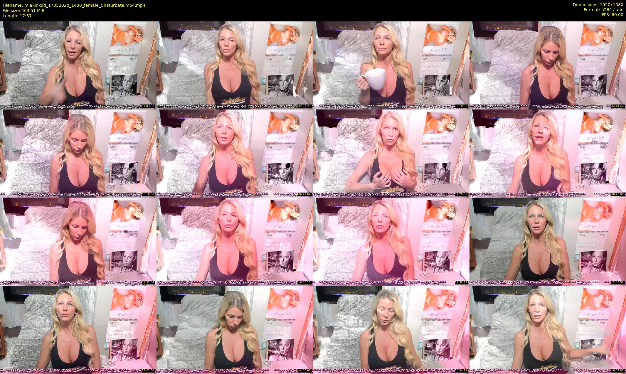 miakinkdd — 18 minute Chaturbate female cam show recording, 1080p, May 17, 2020