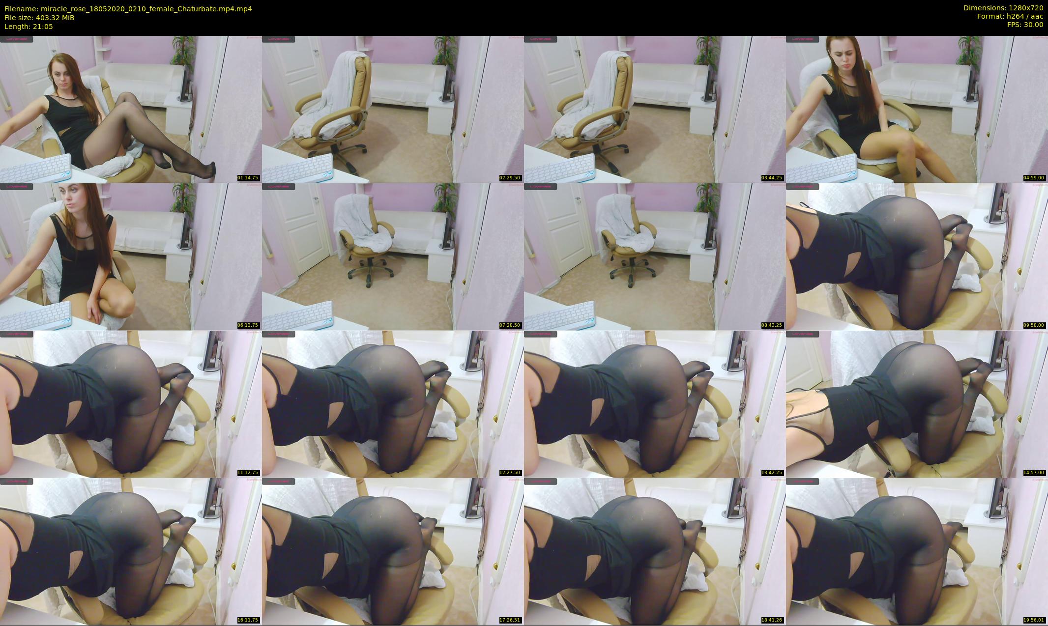 miracle_rose — 22 minute Chaturbate female cam show recording, 720p, May 18, 2020