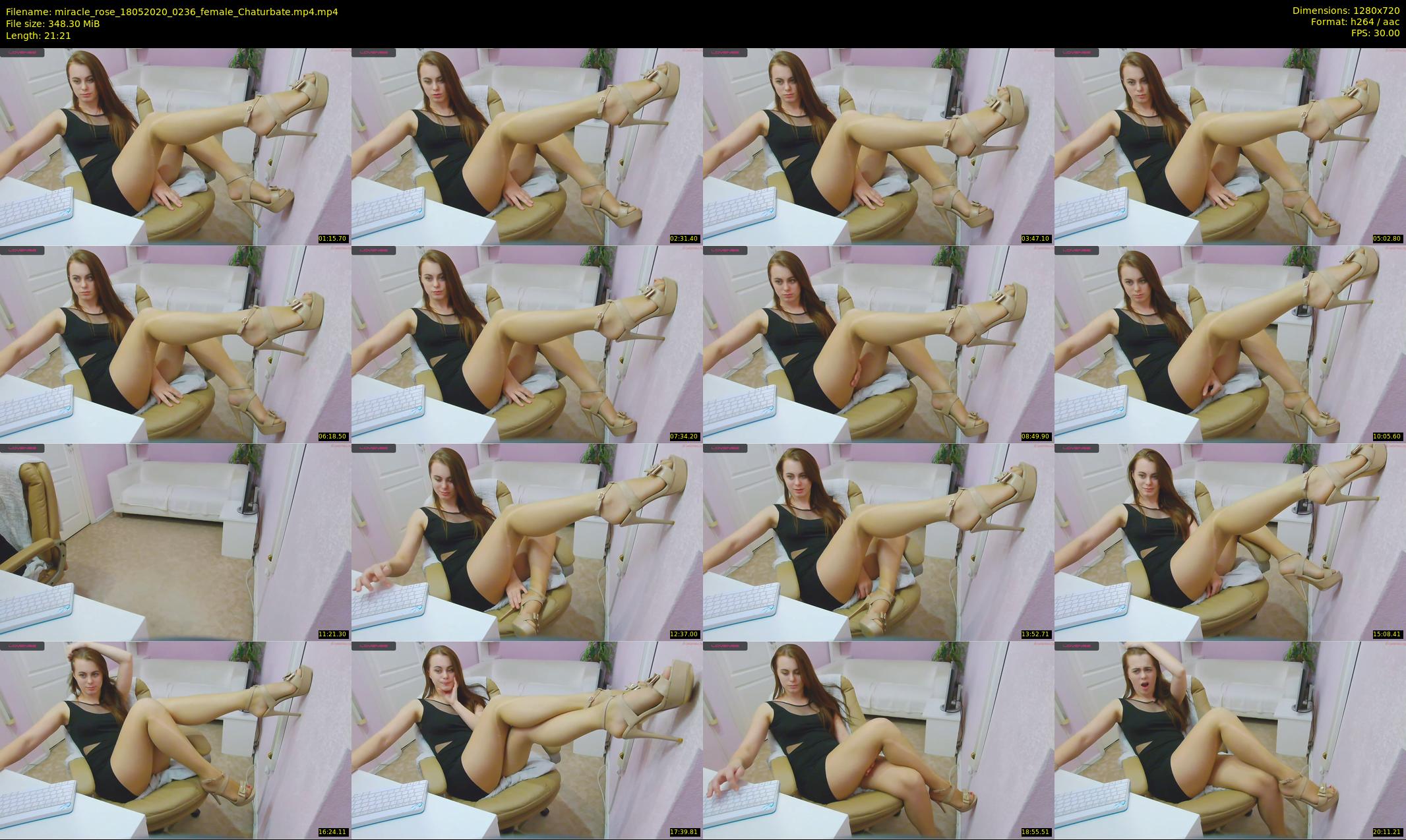 miracle_rose — 22 minute Chaturbate female cam show recording, 720p, May 18, 2020