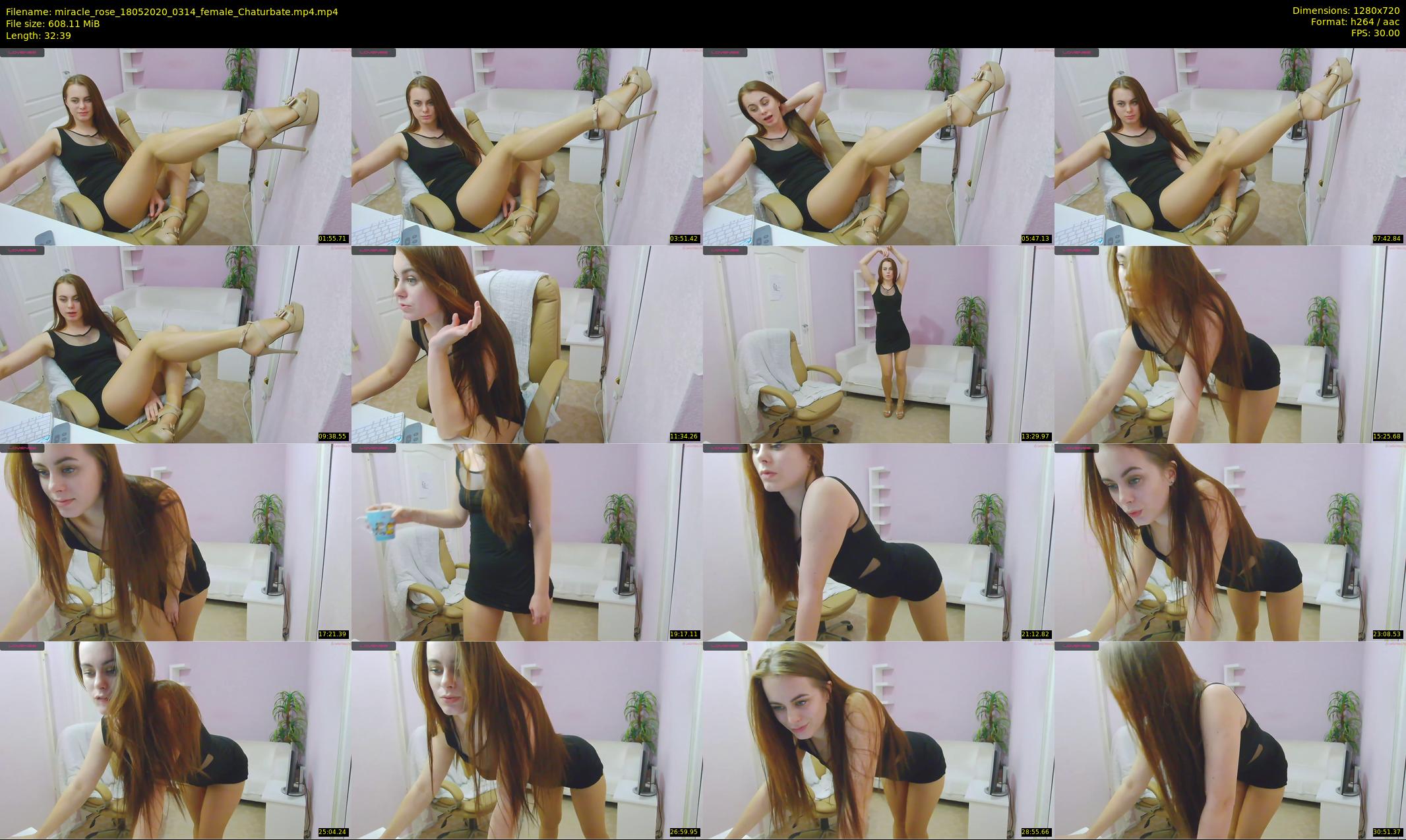 miracle_rose — 33 minute Chaturbate female cam show recording, 720p, May 18, 2020