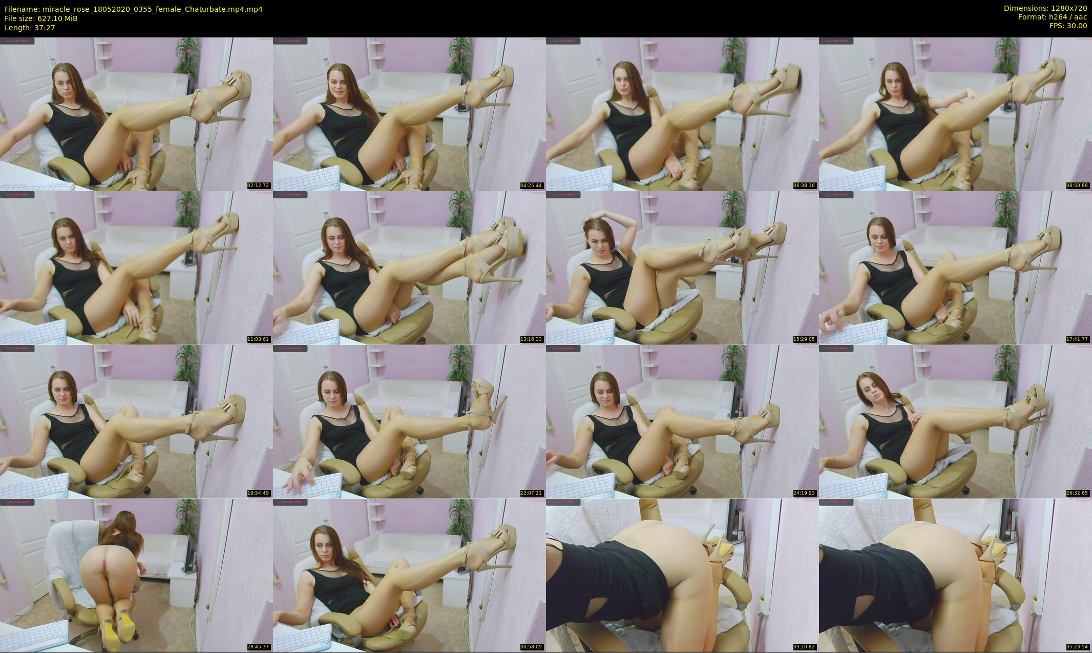 miracle_rose — 38 minute Chaturbate female cam show recording, 720p, May 18, 2020