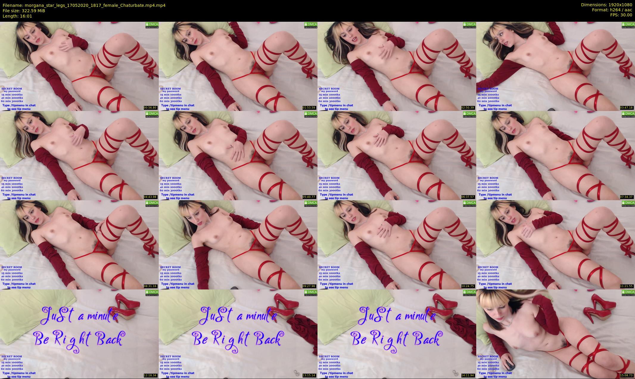 morgana_star_legs — 17 minute Chaturbate female cam show recording, 1080p, May 17, 2020