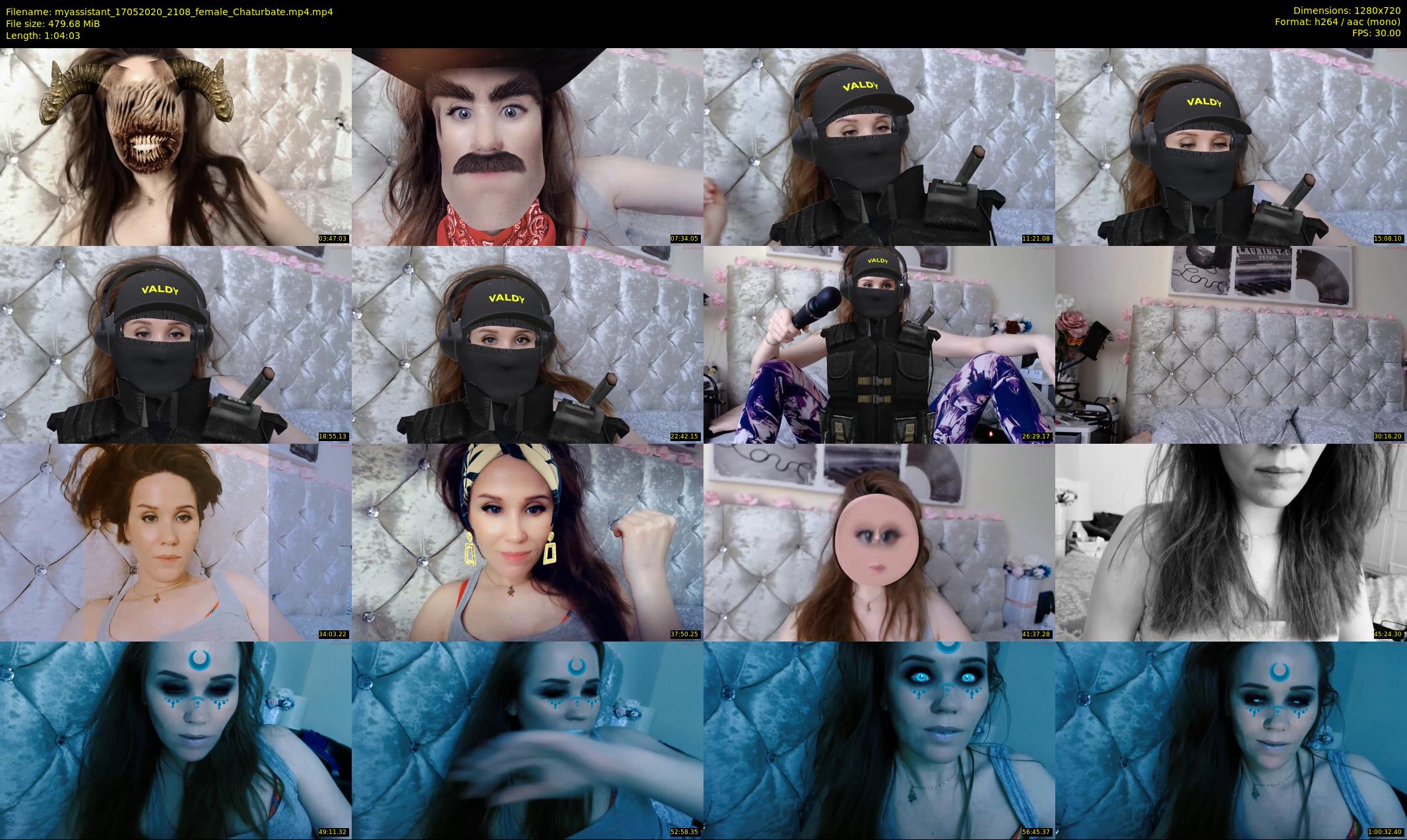 myassistant — 65 minute Chaturbate female cam show recording, 720p, May 17, 2020