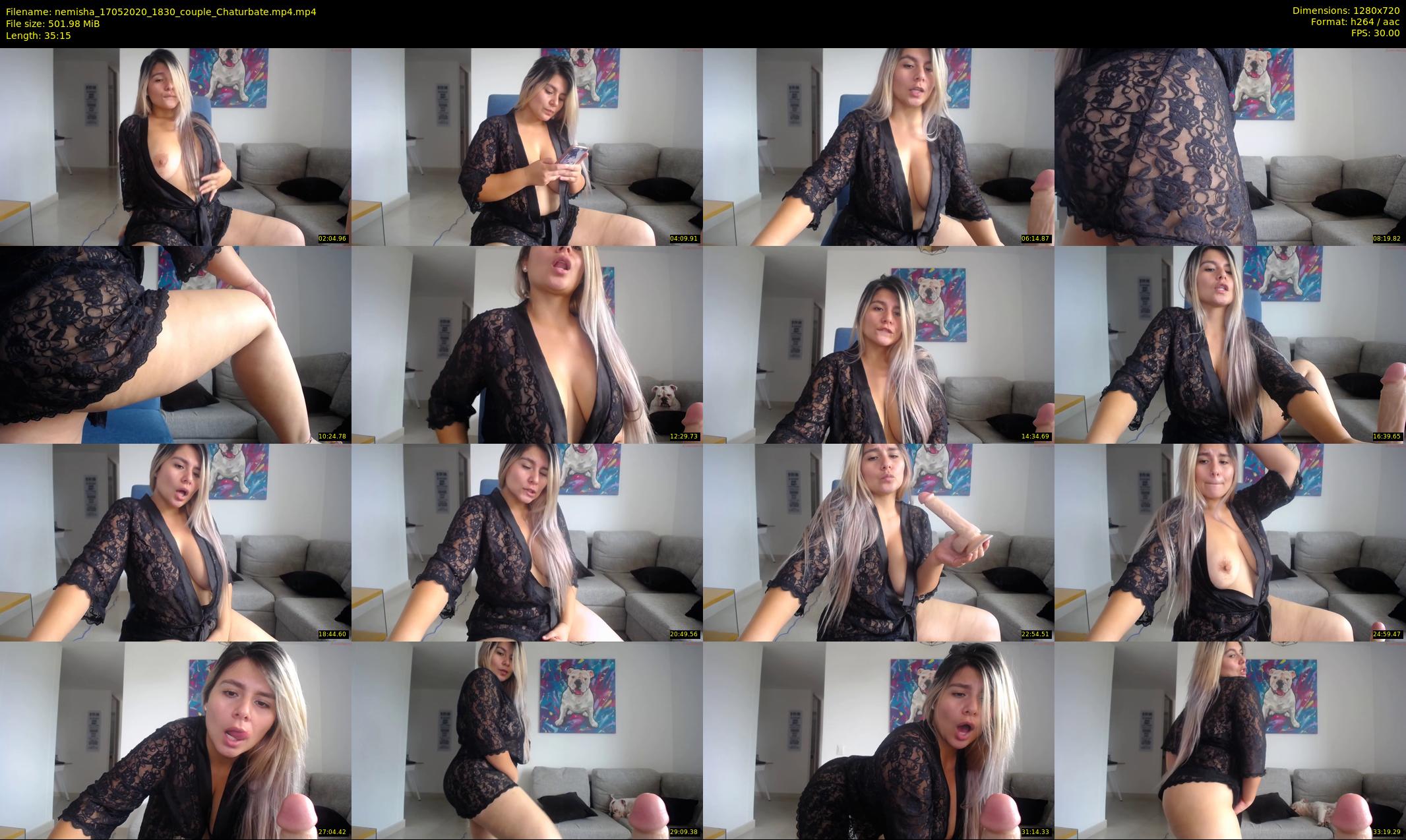 nemisha — 36 minute Chaturbate female cam show recording, 720p, May 17, 2020