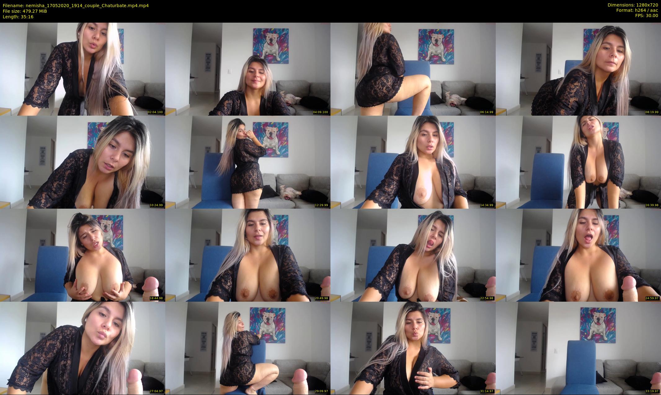 nemisha — 36 minute Chaturbate female cam show recording, 720p, May 17, 2020