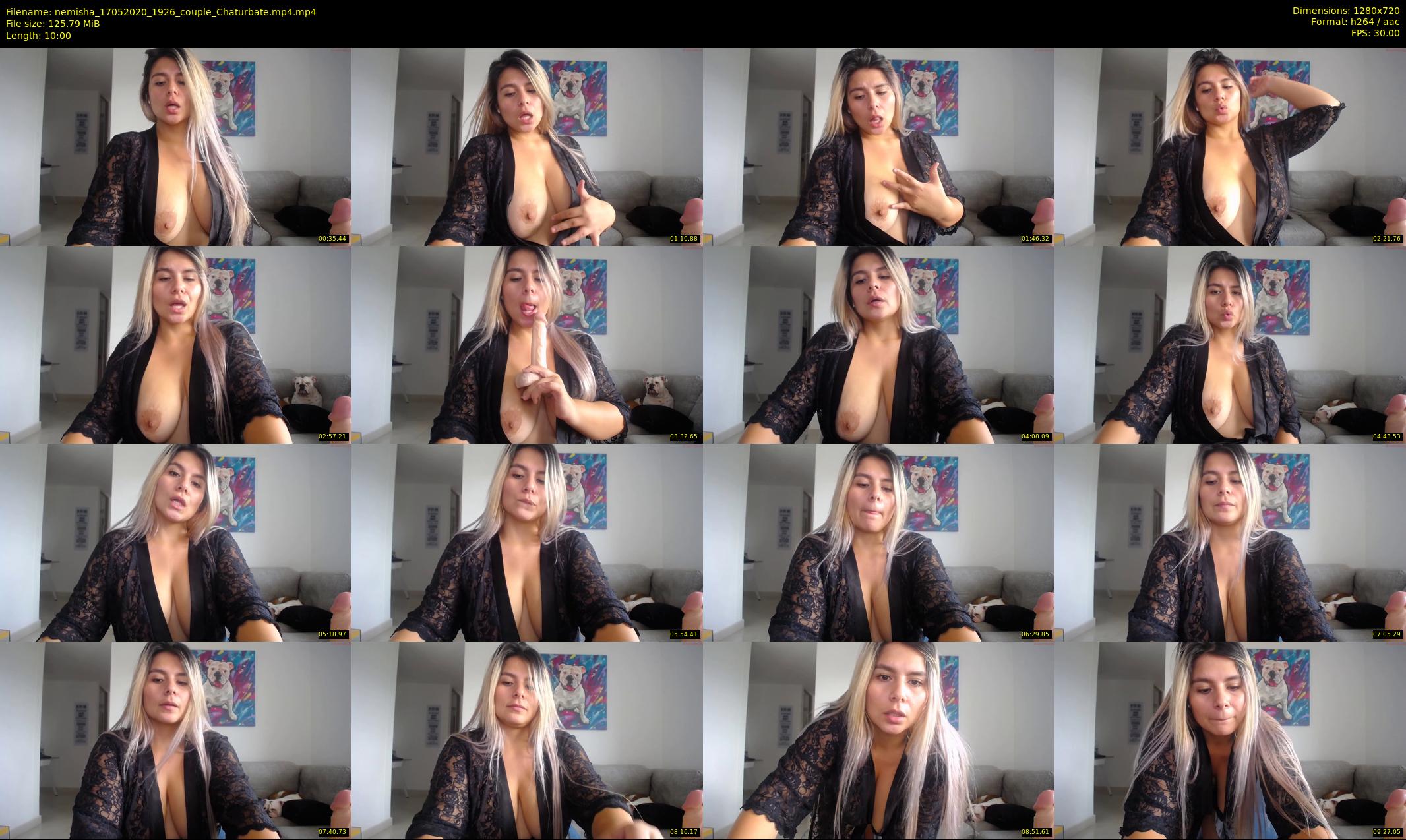 nemisha — 10 minute Chaturbate female cam show recording, 720p, May 17, 2020