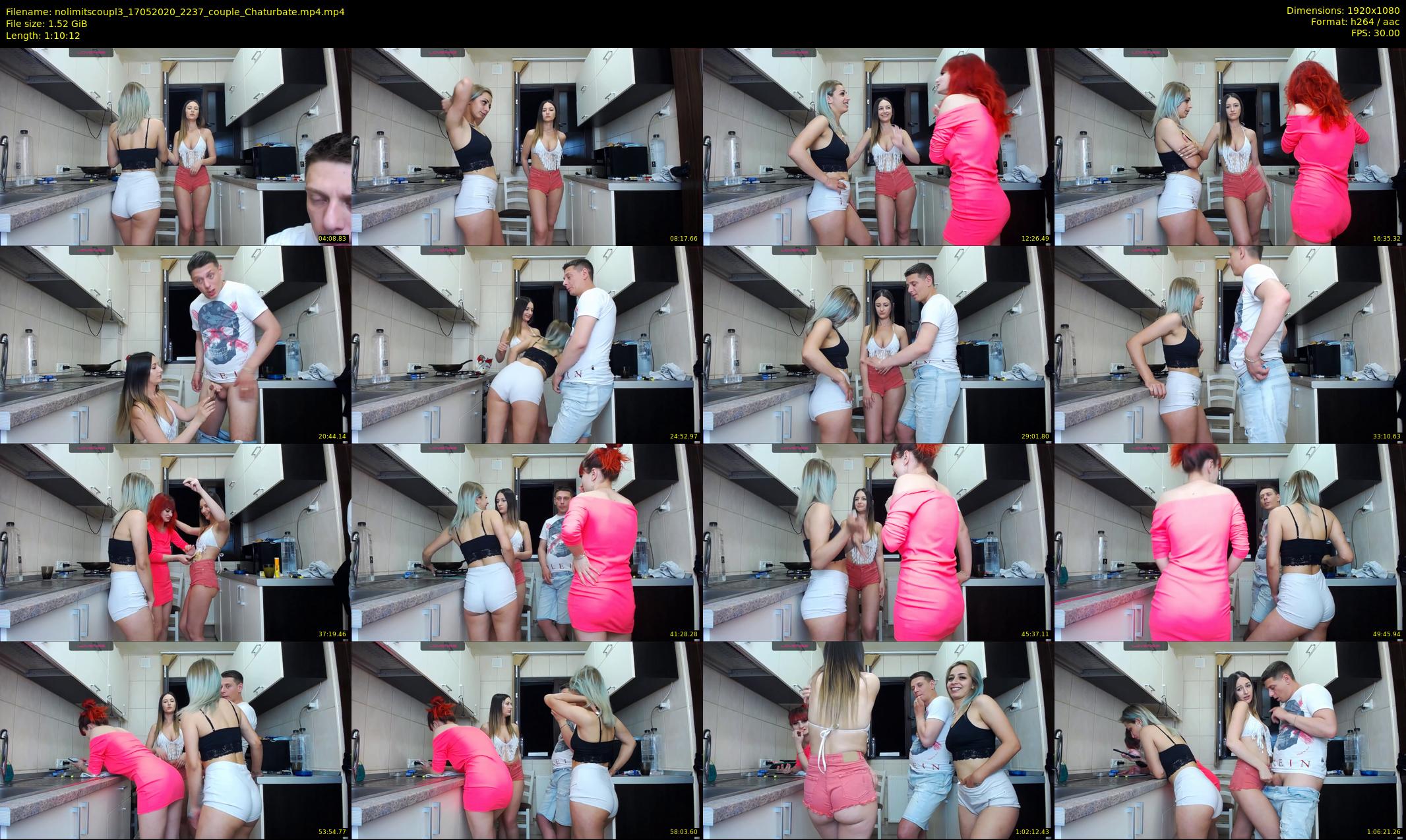 nolimitscoupl3 — 71 minute Chaturbate couple cam show recording, 1080p, May 17, 2020