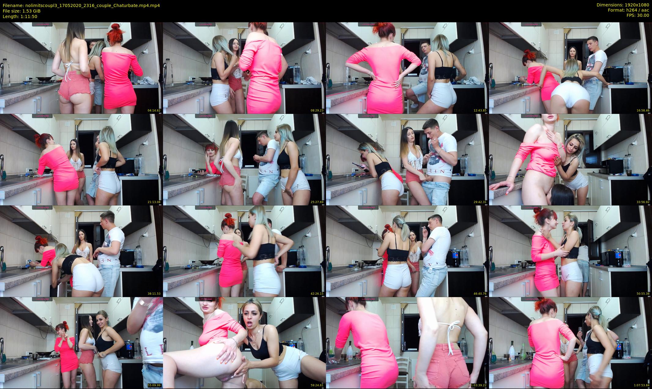 nolimitscoupl3 — 72 minute Chaturbate couple cam show recording, 1080p, May 17, 2020