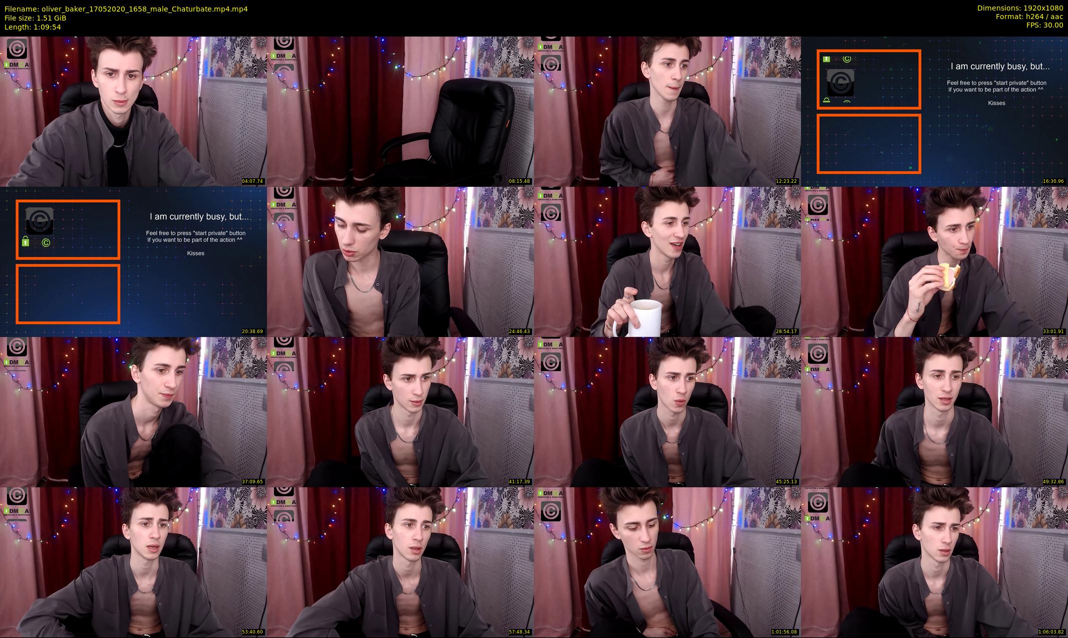 oliver_baker — 70 minute Chaturbate male cam show recording, 1080p, May 17, 2020