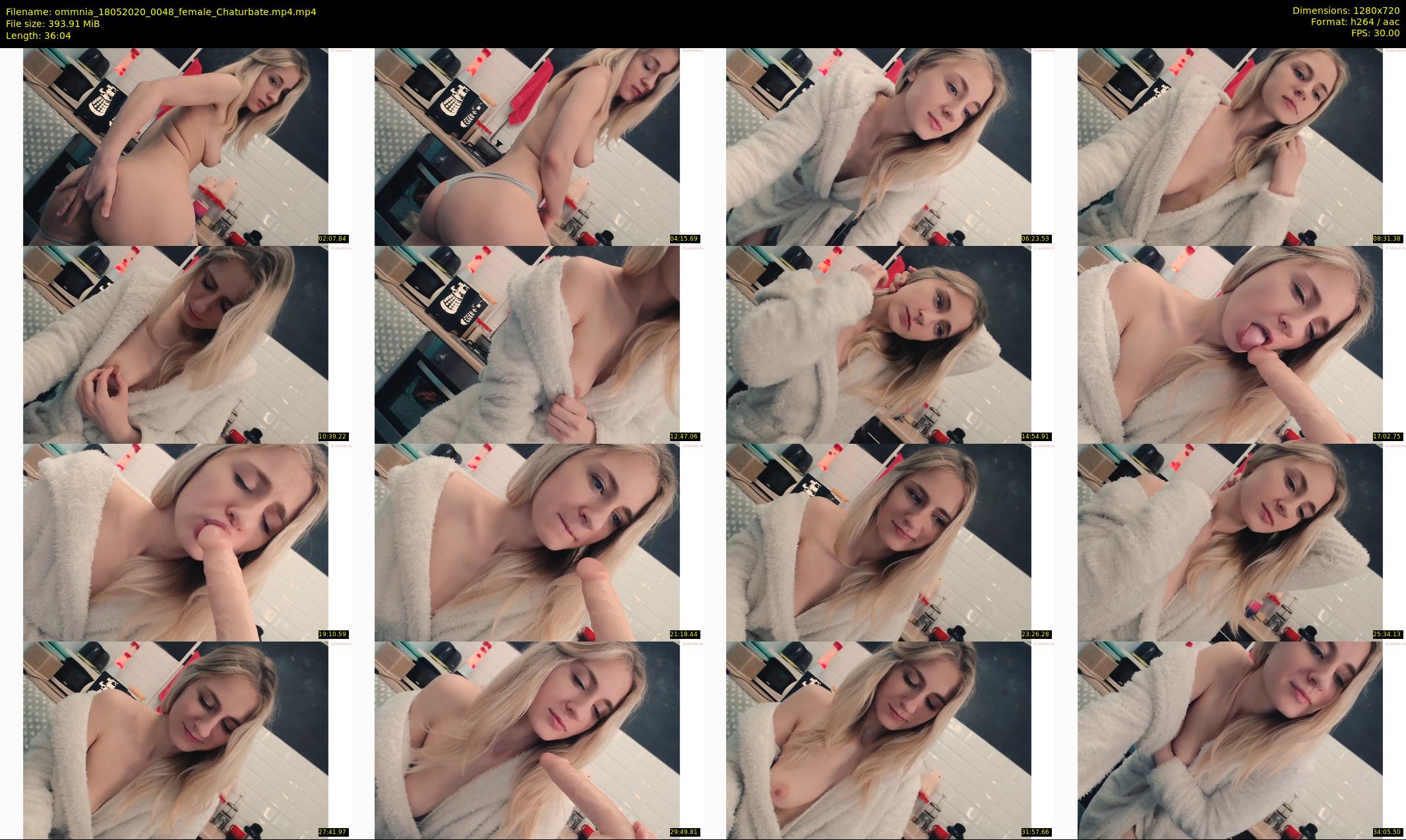 ommnia — 37 minute Chaturbate female cam show recording, 720p, May 18, 2020