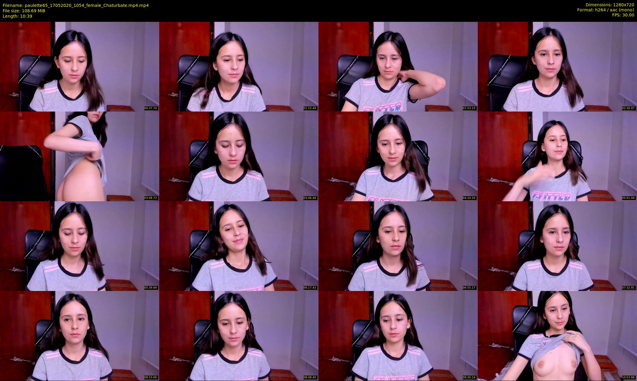 paulette65 — 11 minute Chaturbate female cam show recording, 720p, May 17, 2020