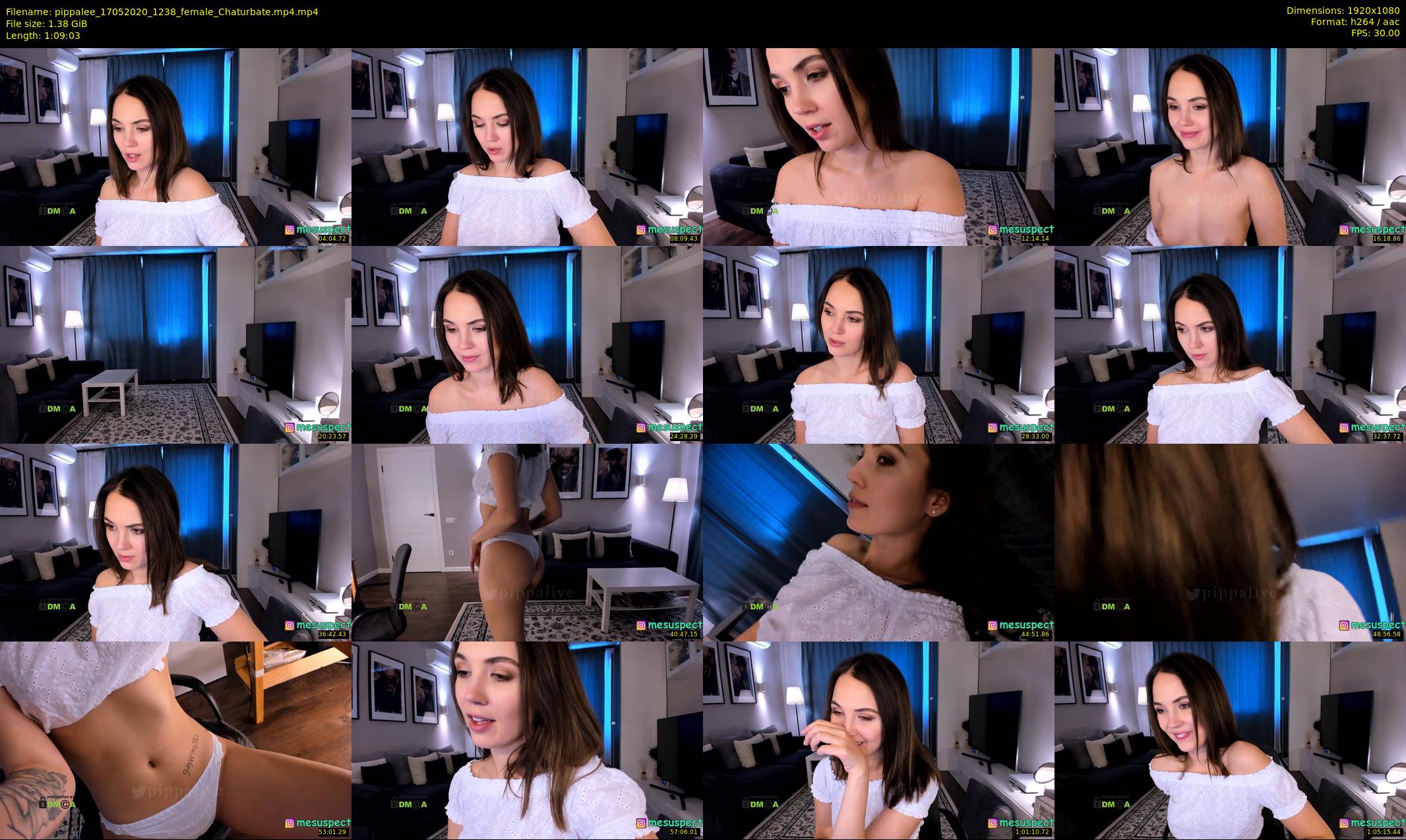 pippalee — 70 minute Chaturbate female cam show recording, 1080p, May 17, 2020