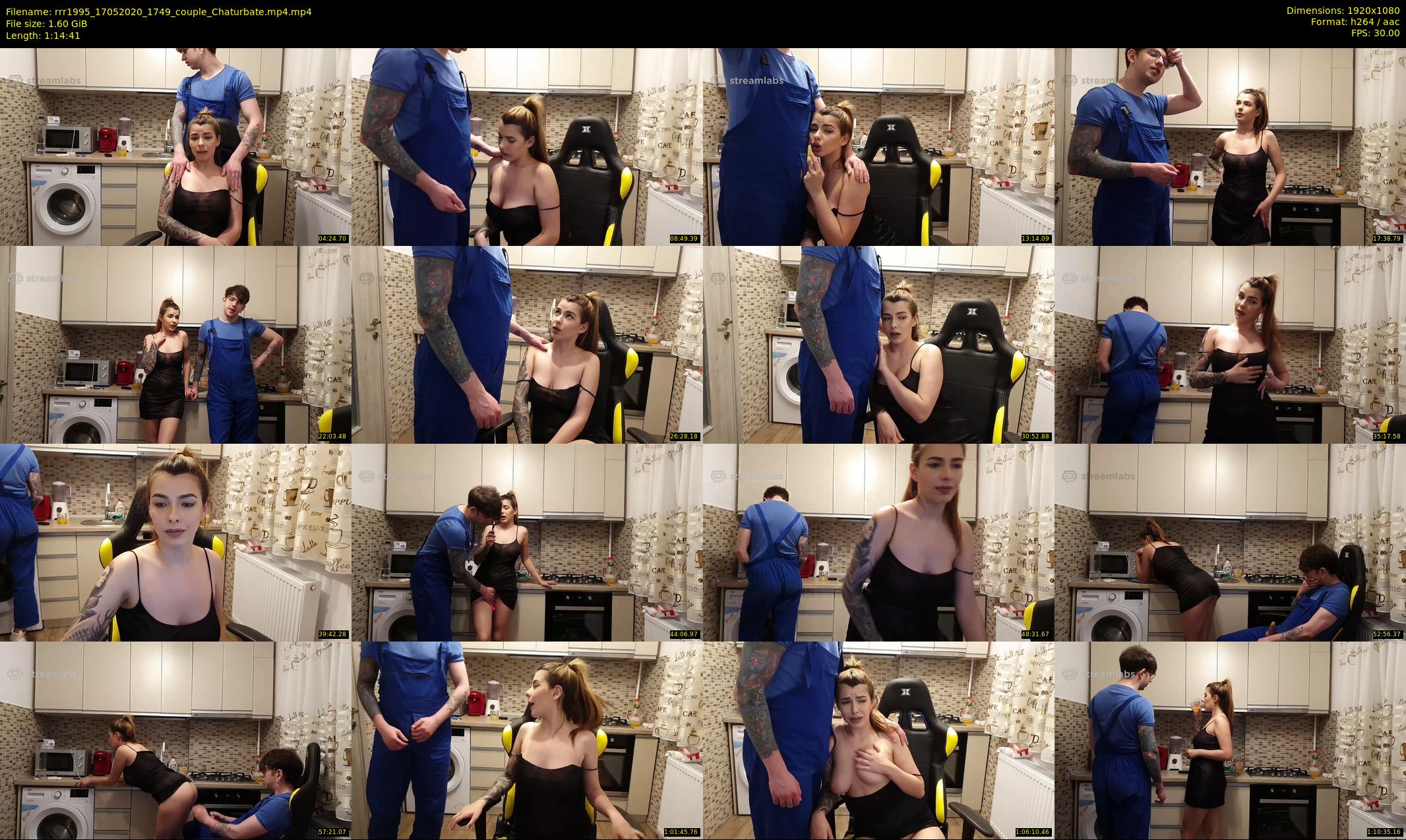 rrr1995 — 75 minute Chaturbate couple cam show recording, 1080p, May 17, 2020