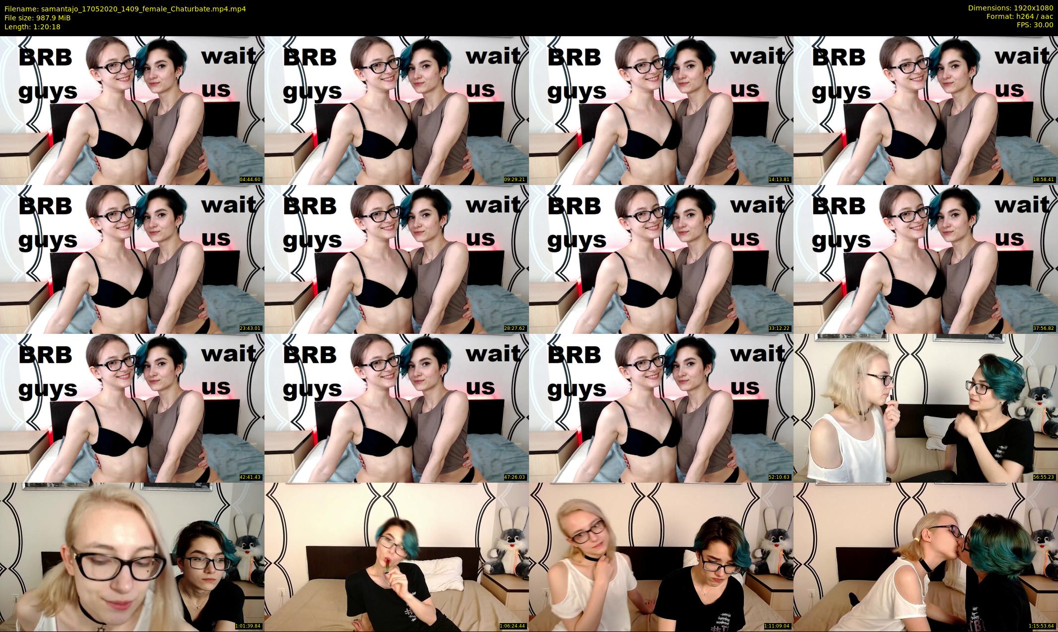 samantajo — 81 minute Chaturbate female cam show recording, 1080p, May 17, 2020