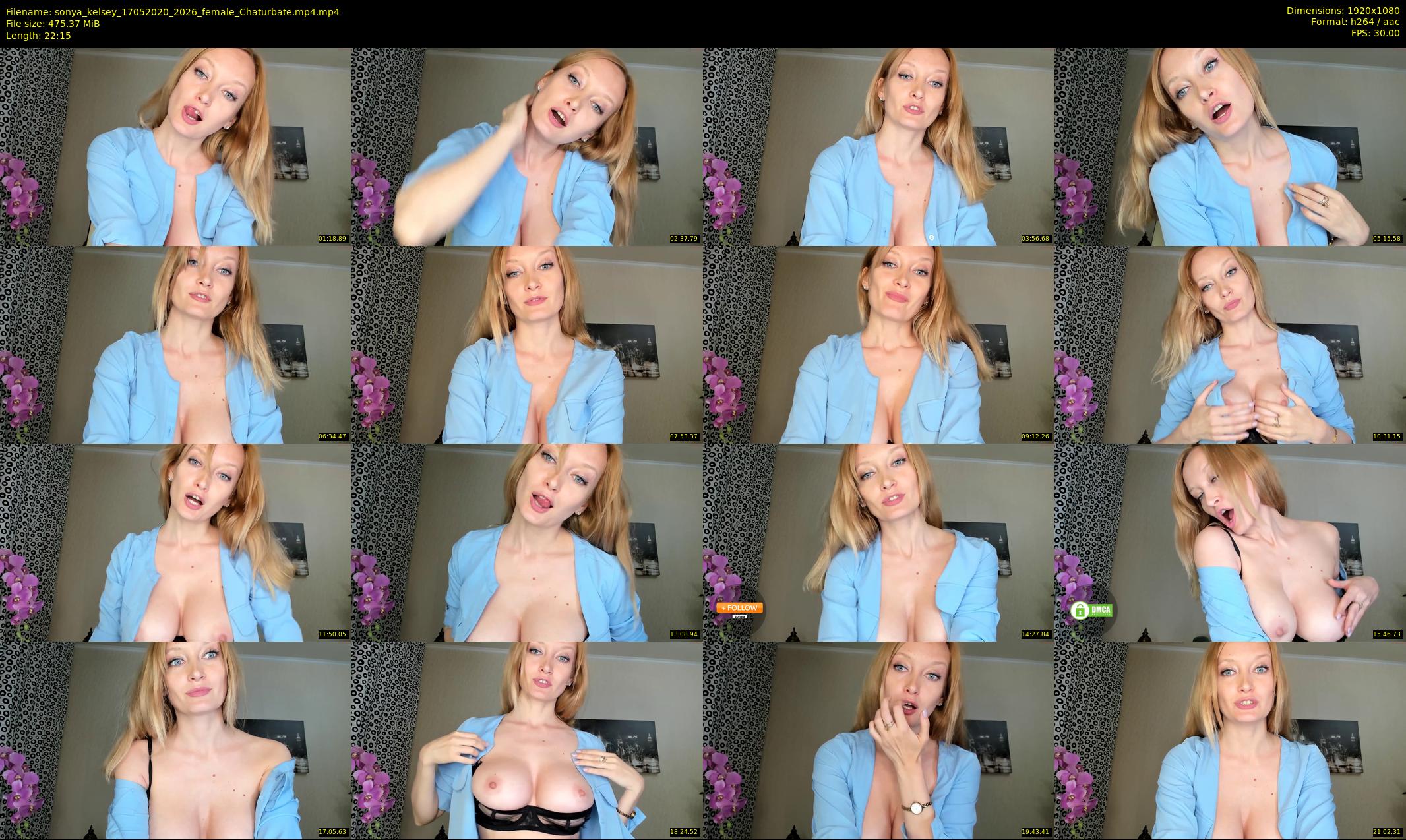 sonya_kelsey — 23 minute Chaturbate female cam show recording, 1080p, May 17, 2020