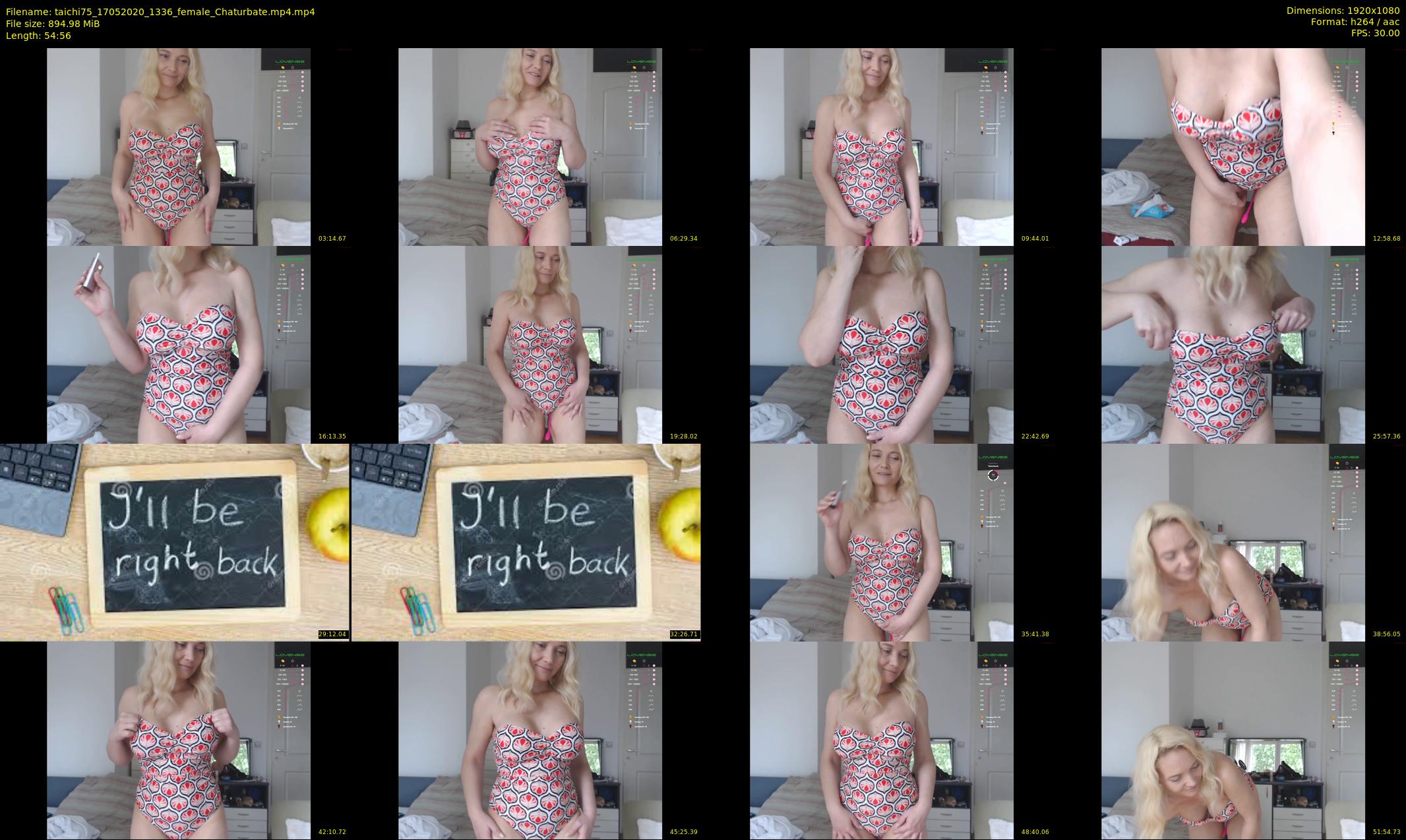 taichi75 — 55 minute Chaturbate female cam show recording, 1080p, May 17, 2020