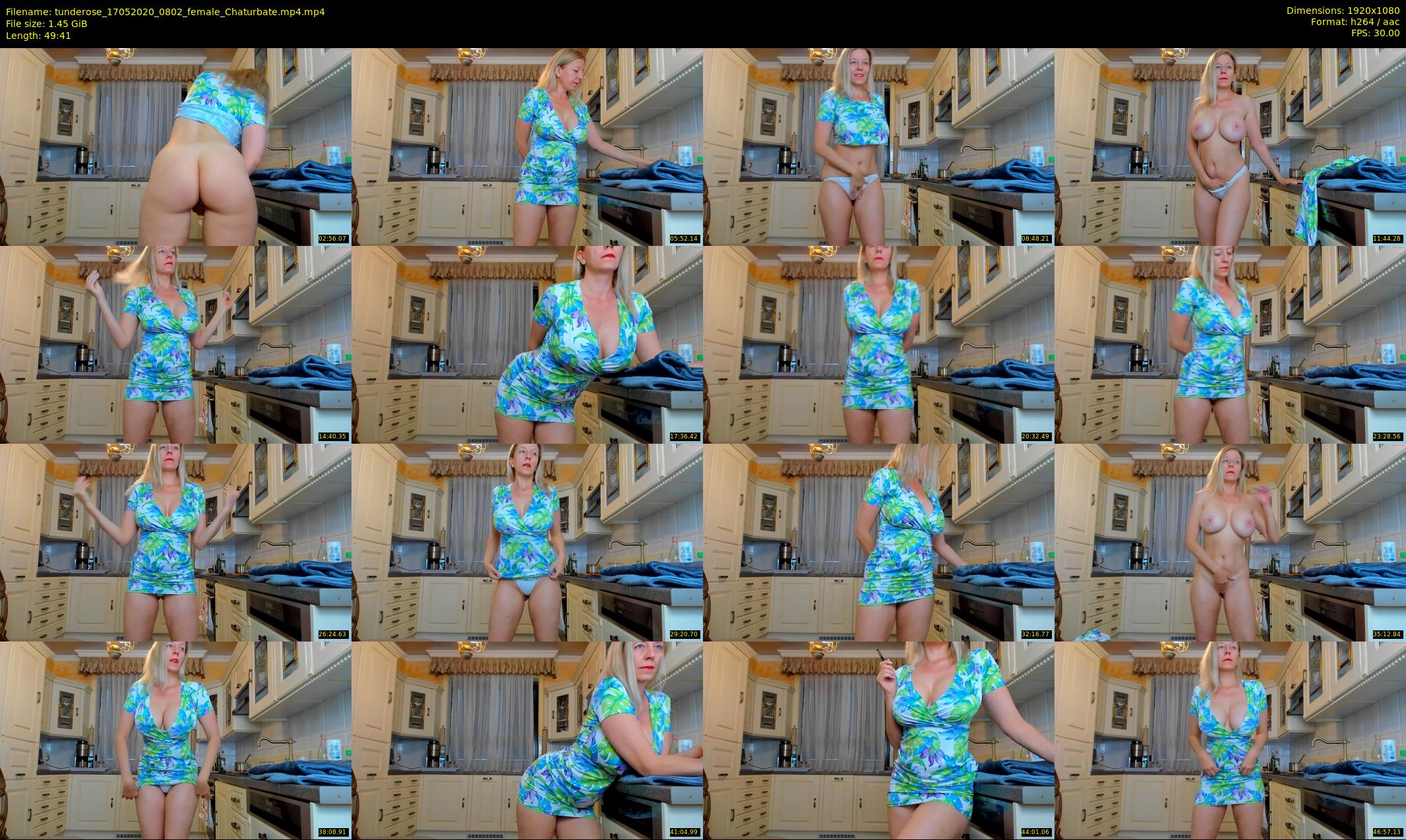 tunderose — 50 minute Chaturbate female cam show recording, 1080p, May 17, 2020