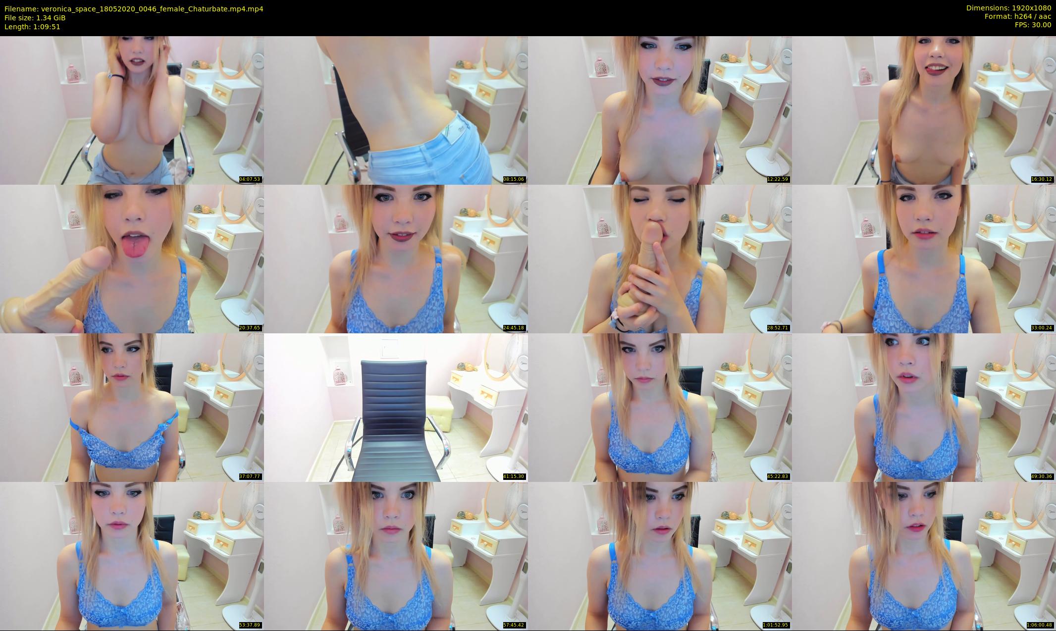 veronica_space — 70 minute Chaturbate female cam show recording, 1080p, May 18, 2020