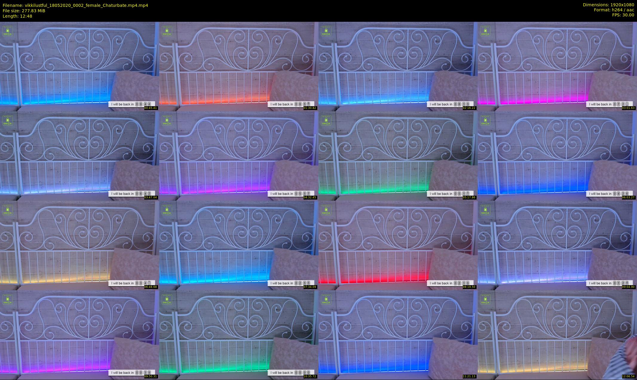 vikkilustful — 13 minute Chaturbate female cam show recording, 1080p, May 18, 2020