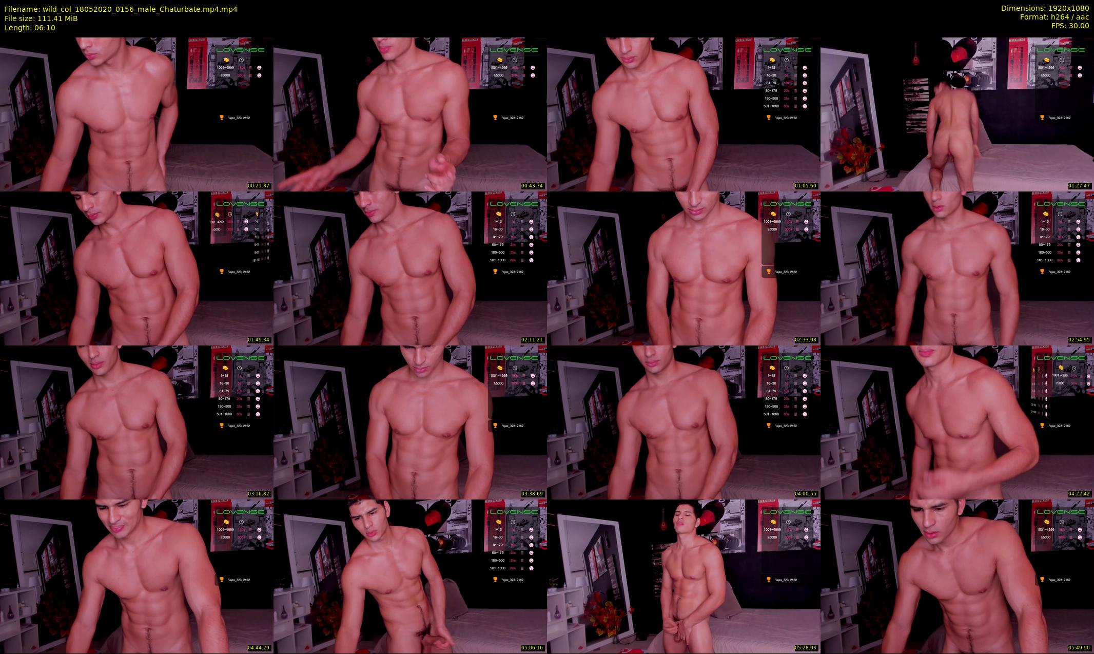 wild_col — 7 minute Chaturbate male cam show recording, 1080p, May 18, 2020