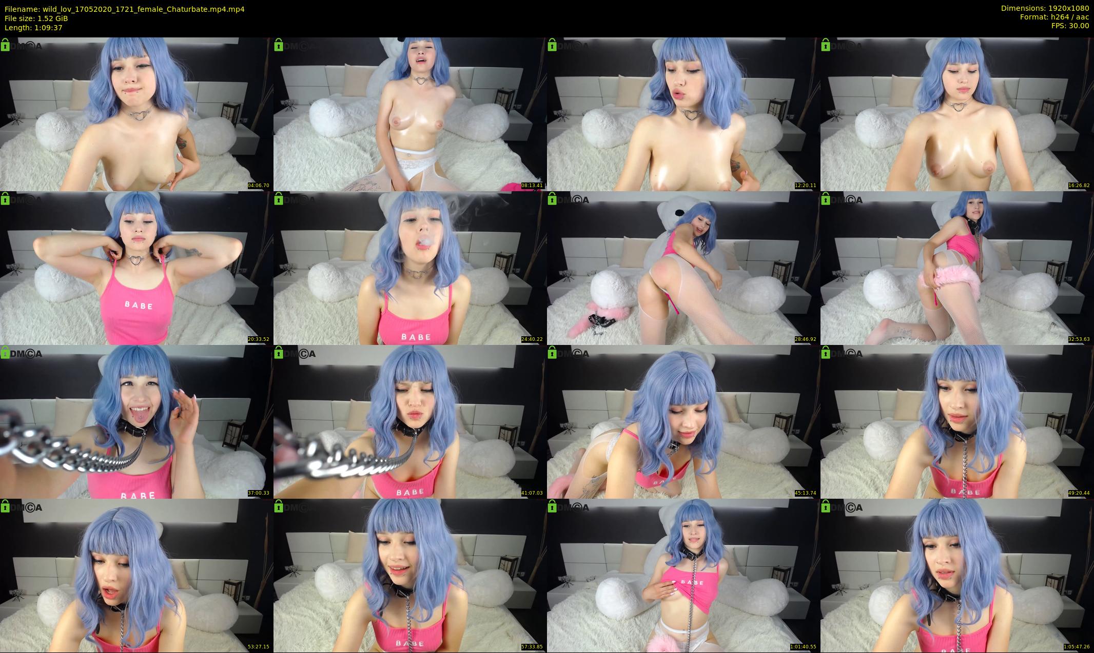 wild_lov — 70 minute Chaturbate female cam show recording, 1080p, May 17, 2020