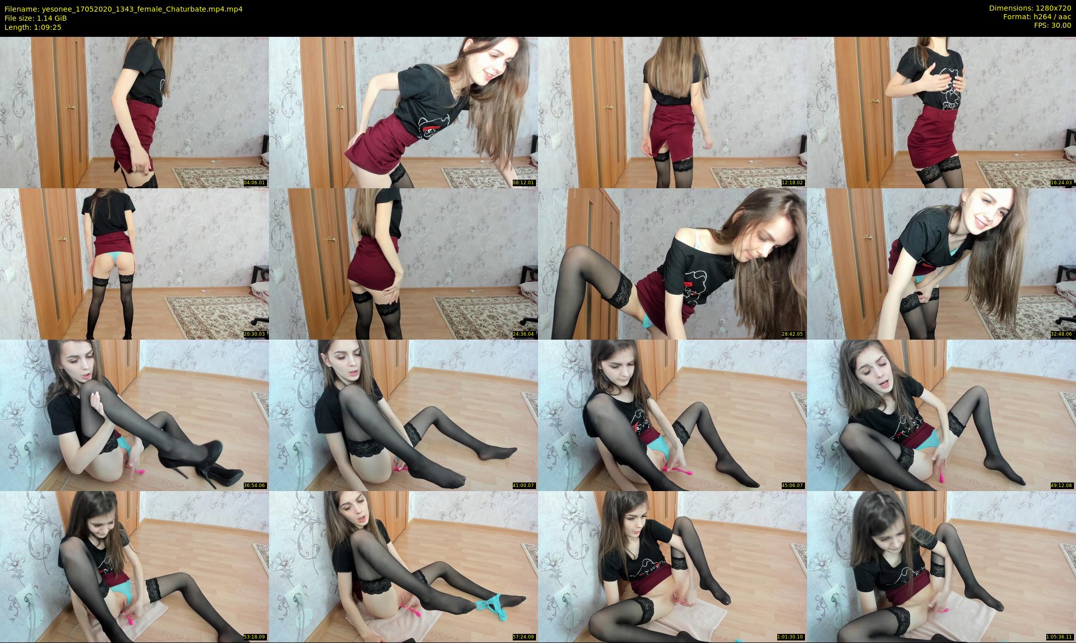 yesonee — 70 minute Chaturbate female cam show recording, 720p, May 17, 2020