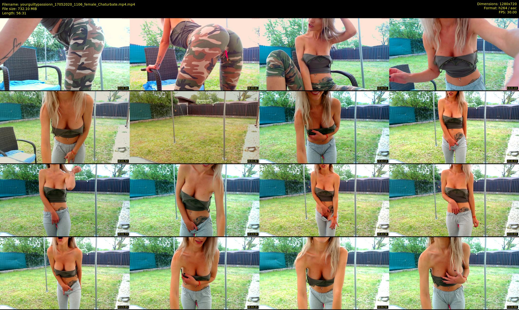 yourguiltypassionn — 57 minute Chaturbate female cam show recording, 720p, May 17, 2020