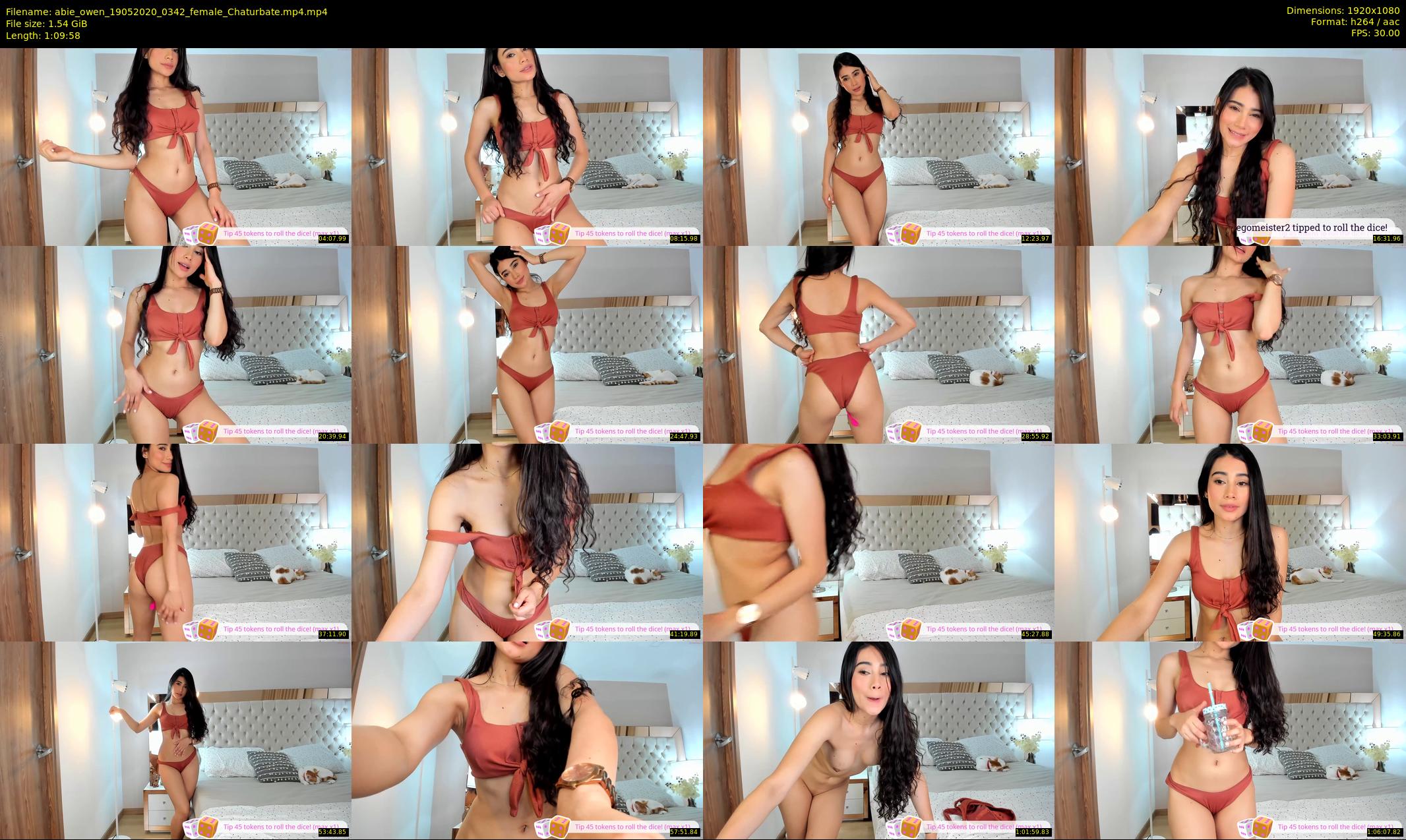 abie_owen — 70 minute Chaturbate female cam show recording, 1080p, May 19, 2020