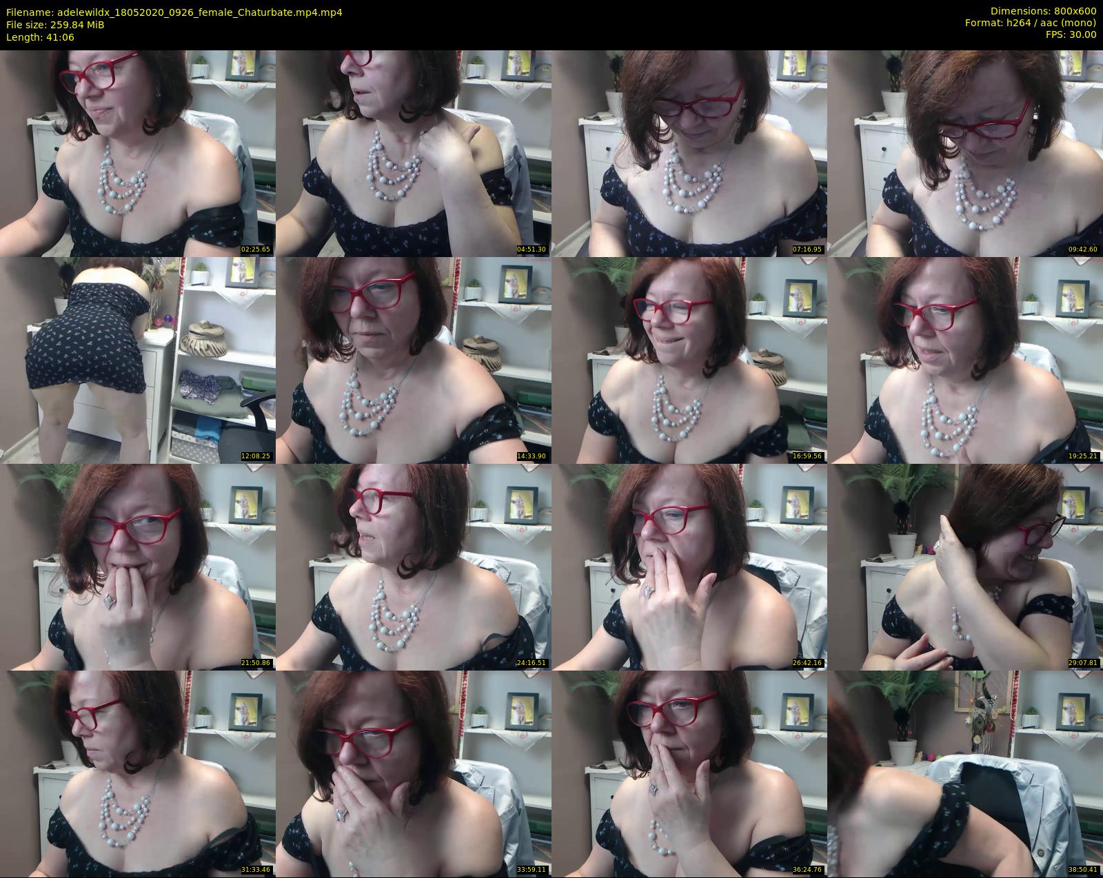 adelewildx — 42 minute Chaturbate female cam show recording, 480p, May 18, 2020