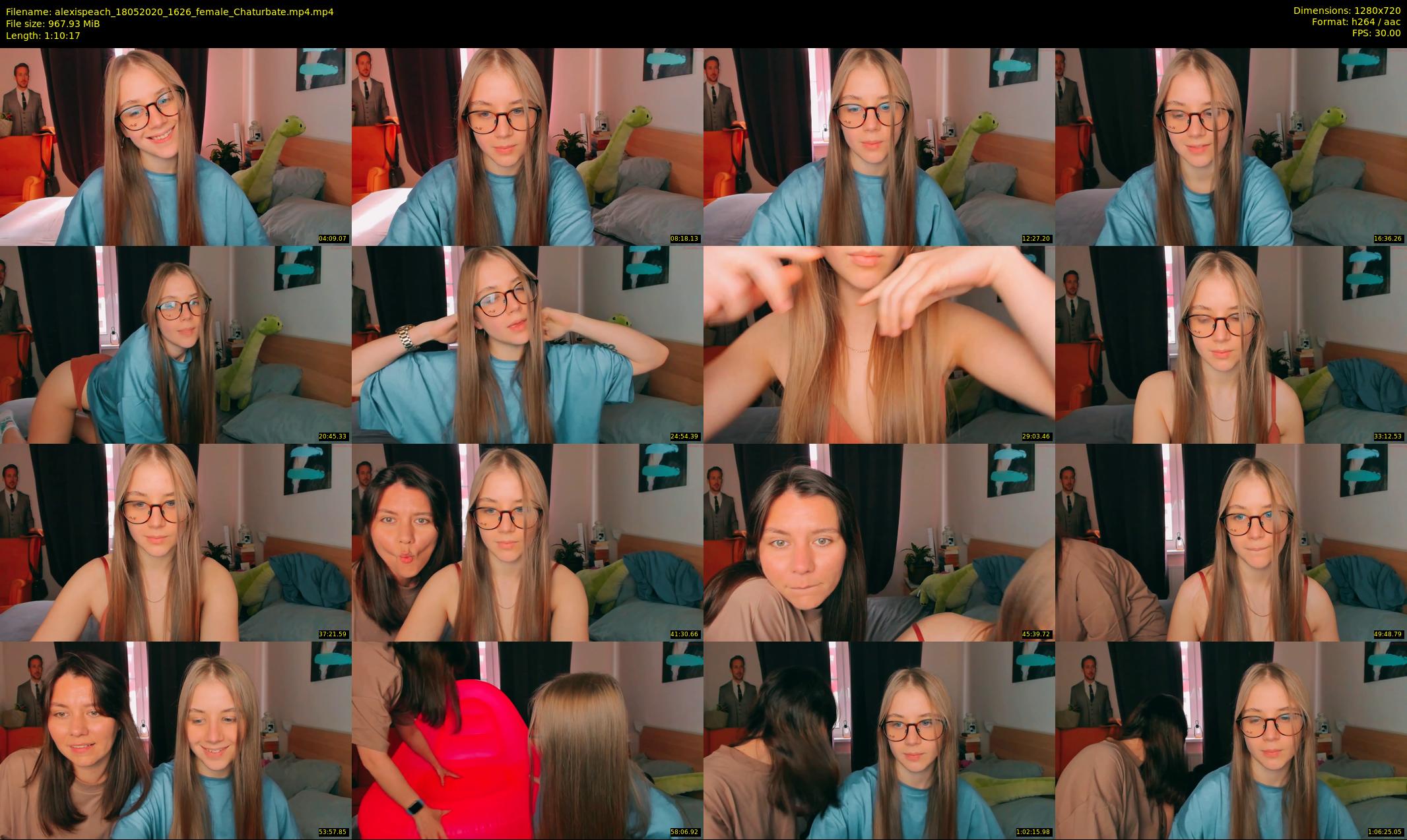 alexispeach — 71 minute Chaturbate female cam show recording, 720p, May 18, 2020