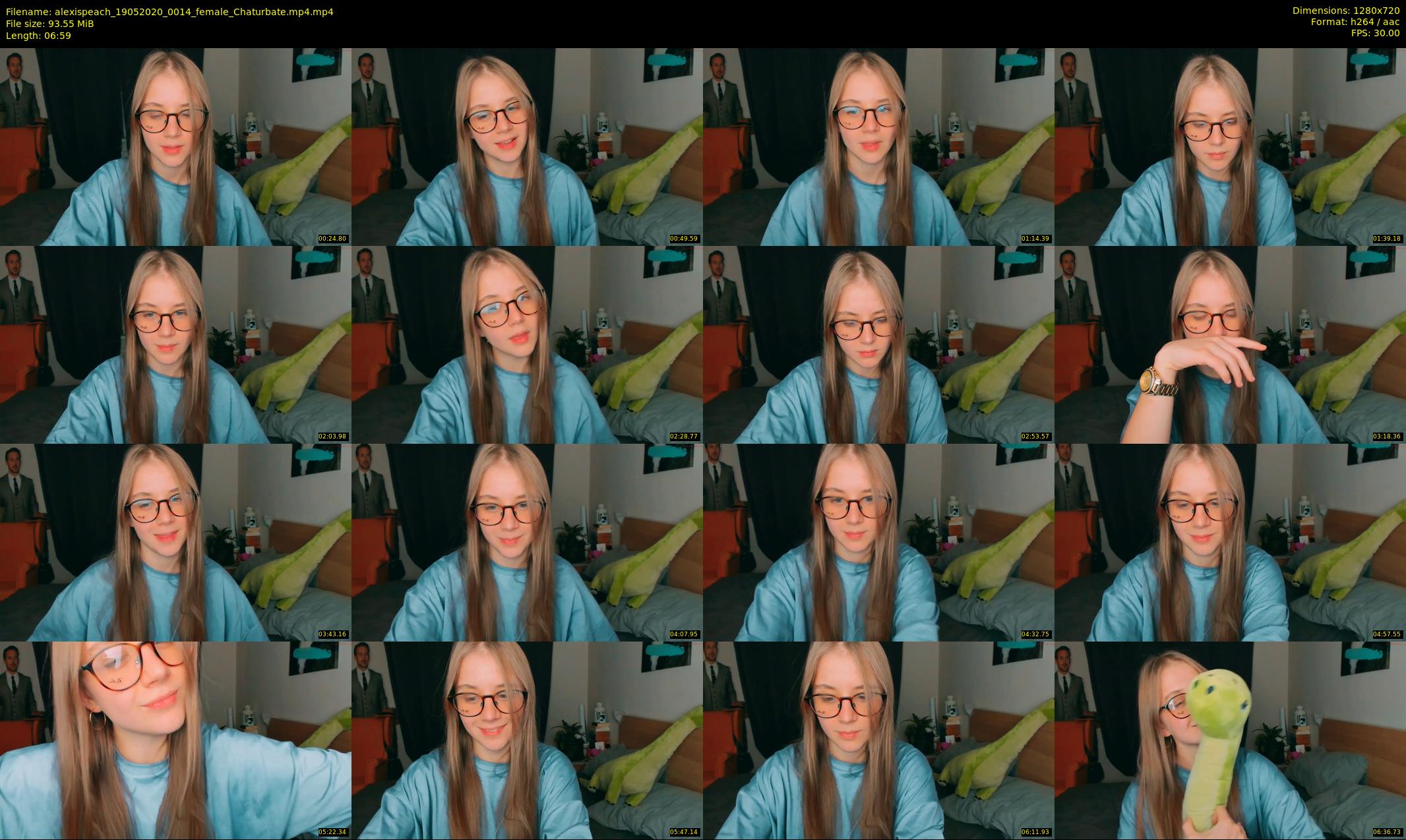 alexispeach — 7 minute Chaturbate female cam show recording, 720p, May 19, 2020