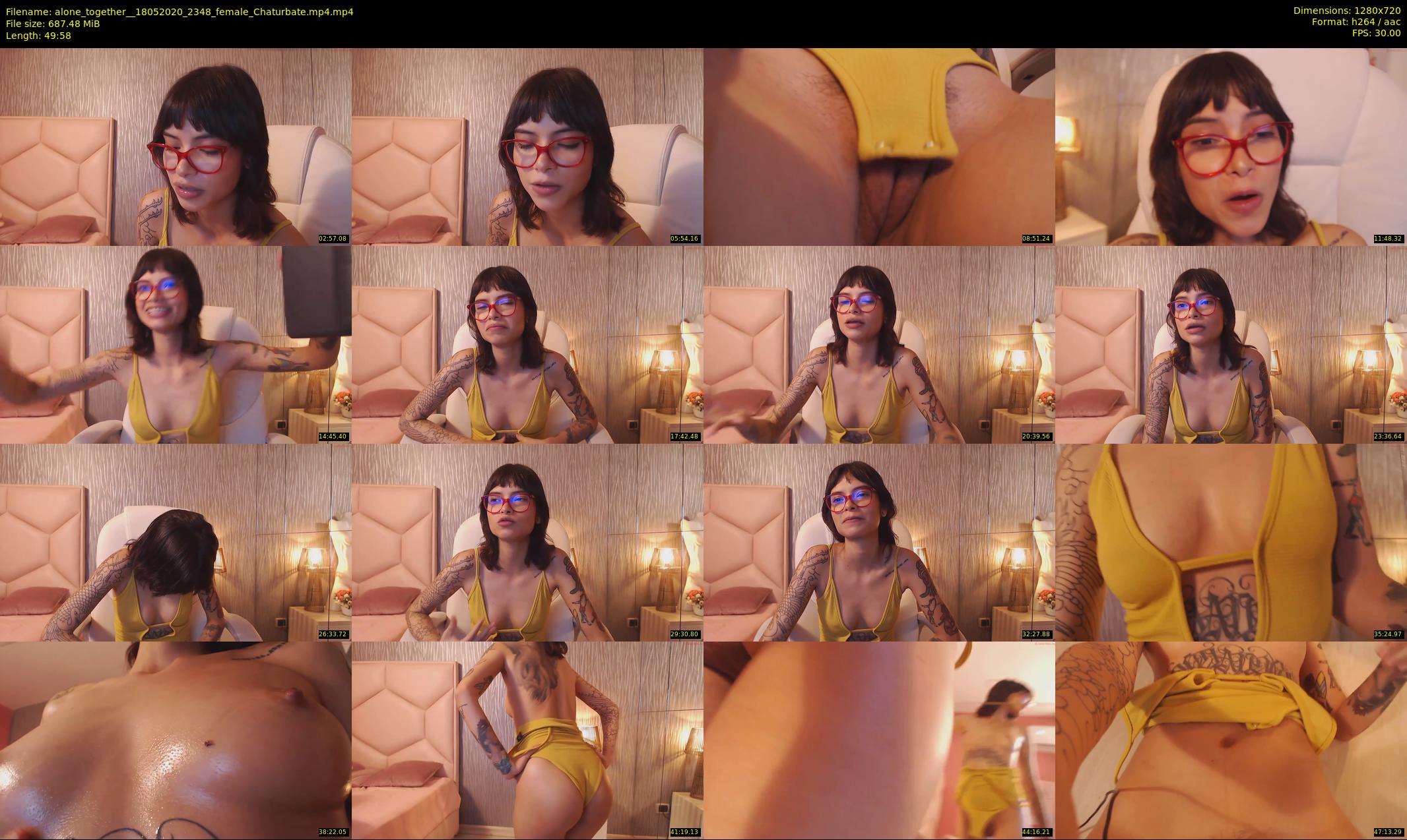 alone_together_ — 50 minute Chaturbate female cam show recording, 720p, May 18, 2020