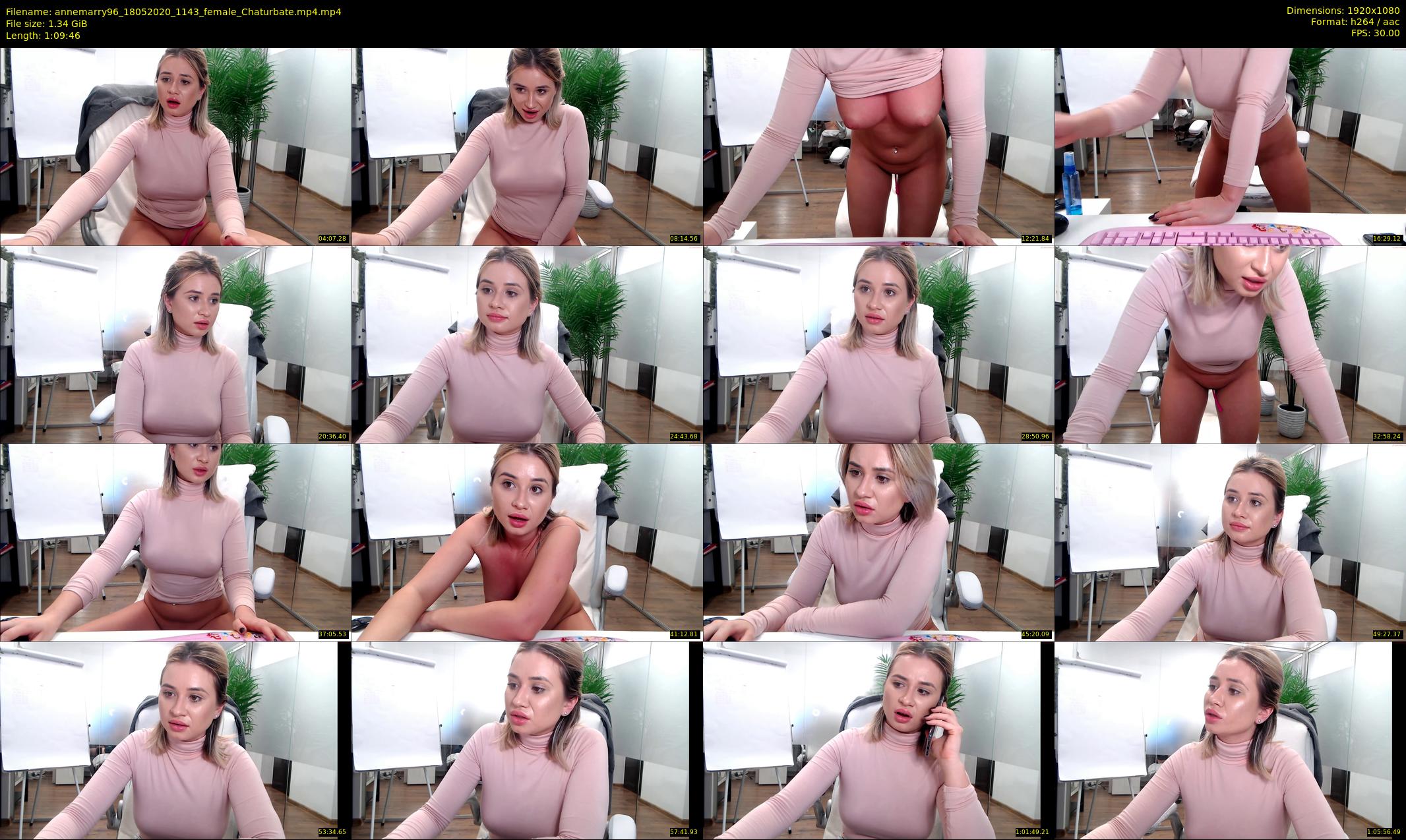 annemarry96 — 70 minute Chaturbate female cam show recording, 1080p, May 18, 2020