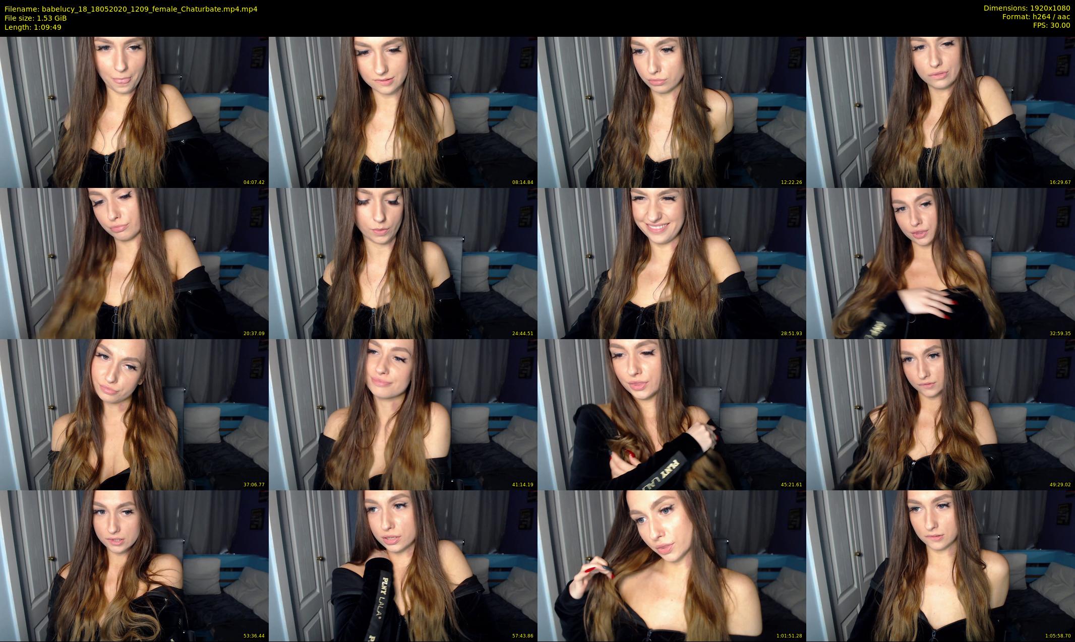 babelucy_18 — 70 minute Chaturbate female cam show recording, 1080p, May 18, 2020
