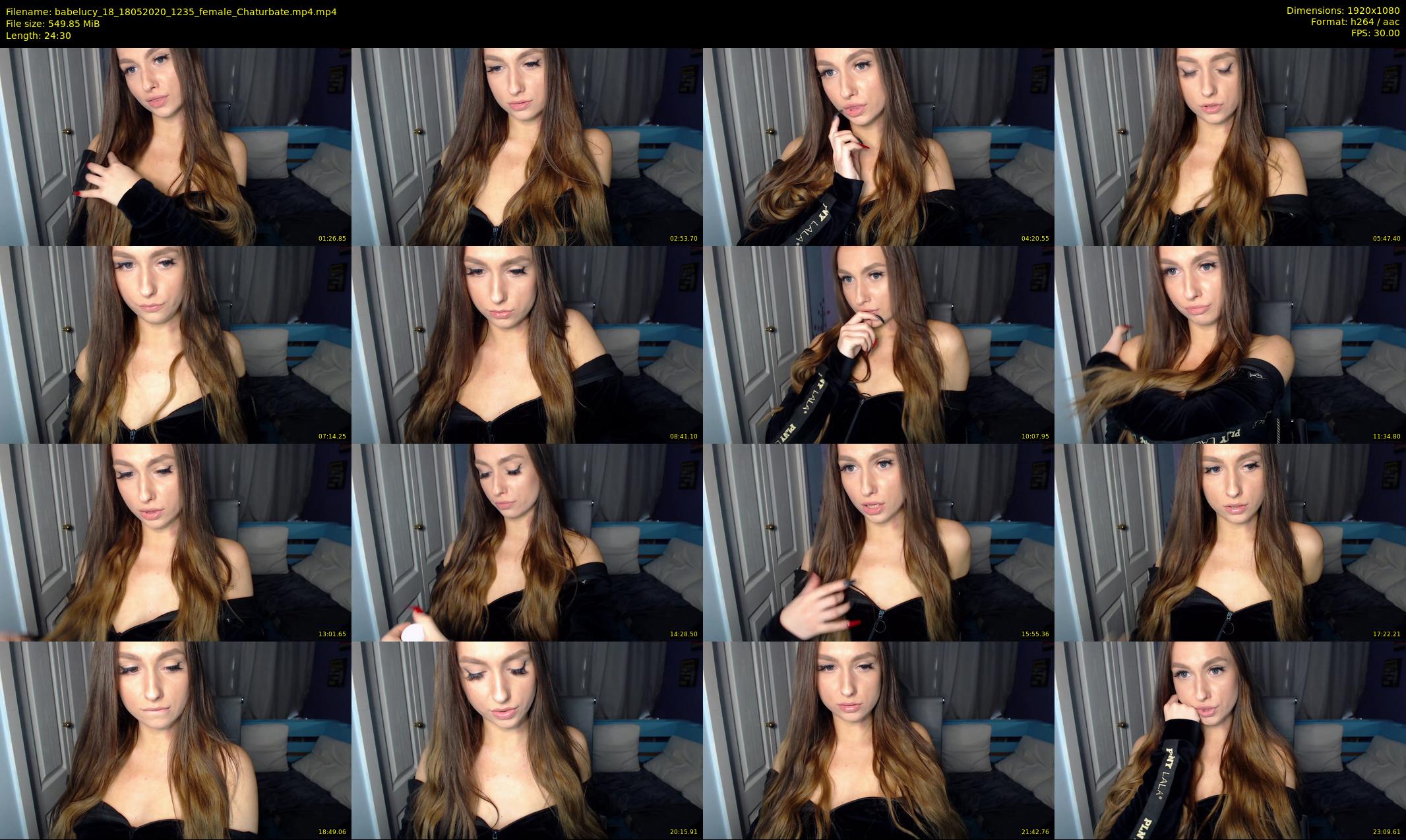 babelucy_18 — 25 minute Chaturbate female cam show recording, 1080p, May 18, 2020
